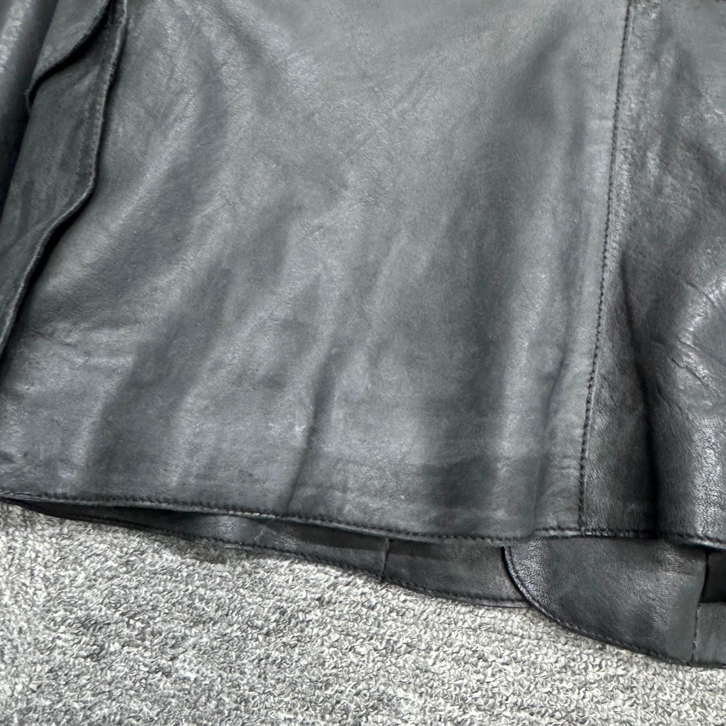 Emporio Armani Emporio Armani Leather Jacket Size S Size US S / EU 44-46 / 1 - 8 Thumbnail