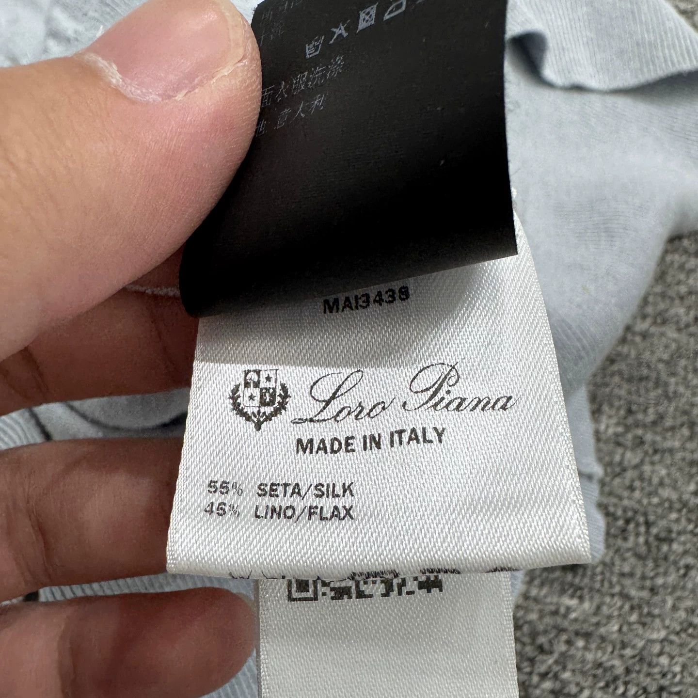 Loro Piana Loro Piana Silk Linen Blend Polo Shirt Size M Size US M / EU 48-50 / 2 - 5 Thumbnail