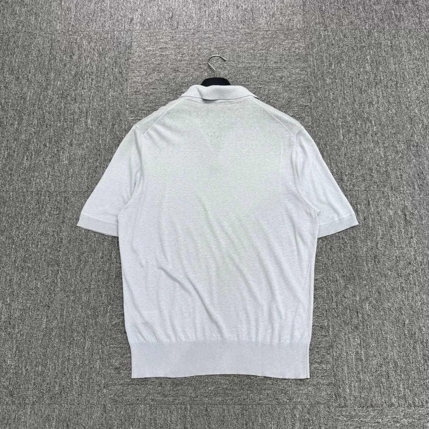 Loro Piana Loro Piana Silk Linen Blend Polo Shirt Size M Size US M / EU 48-50 / 2 - 6 Thumbnail