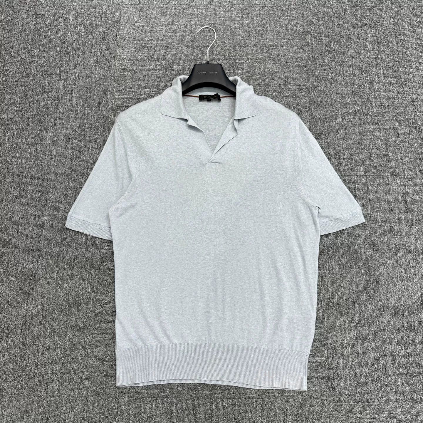 Loro Piana Loro Piana Silk Linen Blend Polo Shirt Size M Size US M / EU 48-50 / 2 - 2 Thumbnail