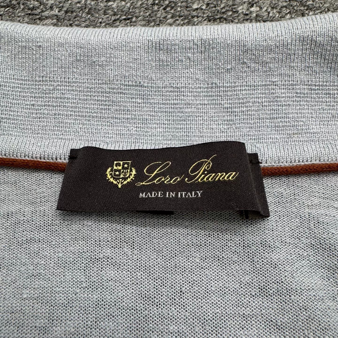 Loro Piana Loro Piana Silk Linen Blend Polo Shirt Size M Size US M / EU 48-50 / 2 - 3 Thumbnail