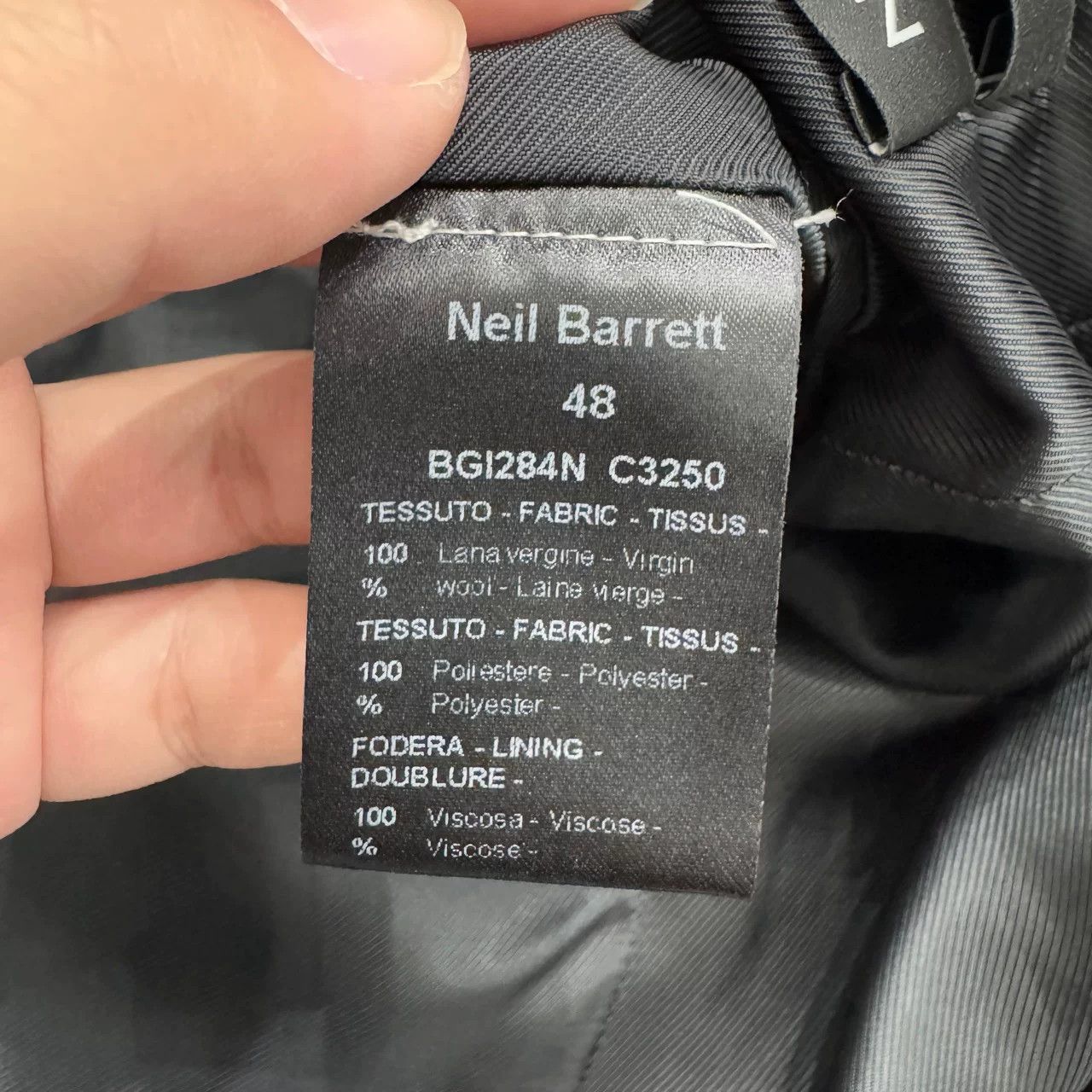 Neil Barrett Neil Barrett Wool Blazer 38R Size 38R - 4 Thumbnail