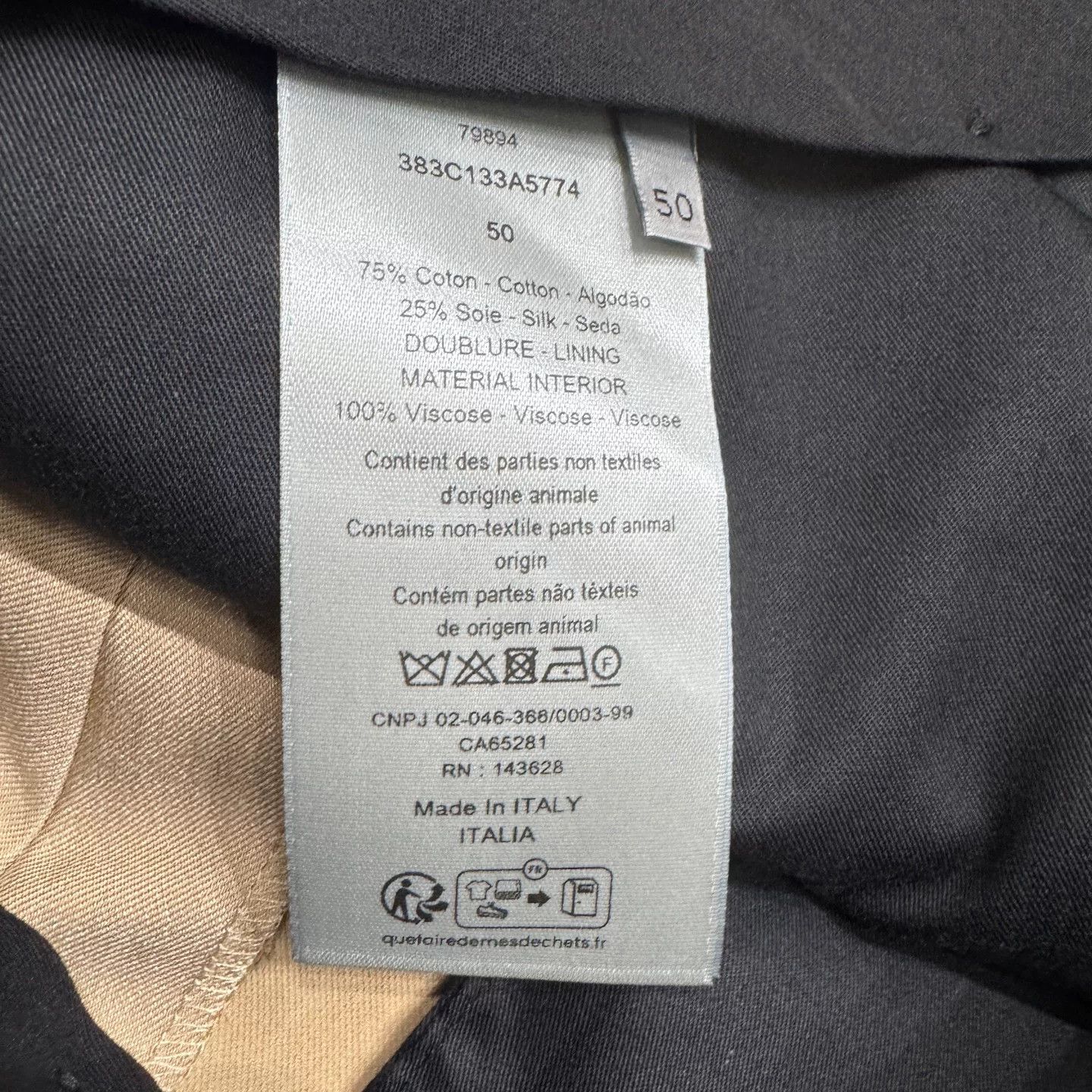 Dior Dior Cotton Silk Casual Pants Size 34 Size US 34 / EU 50 - 4 Thumbnail