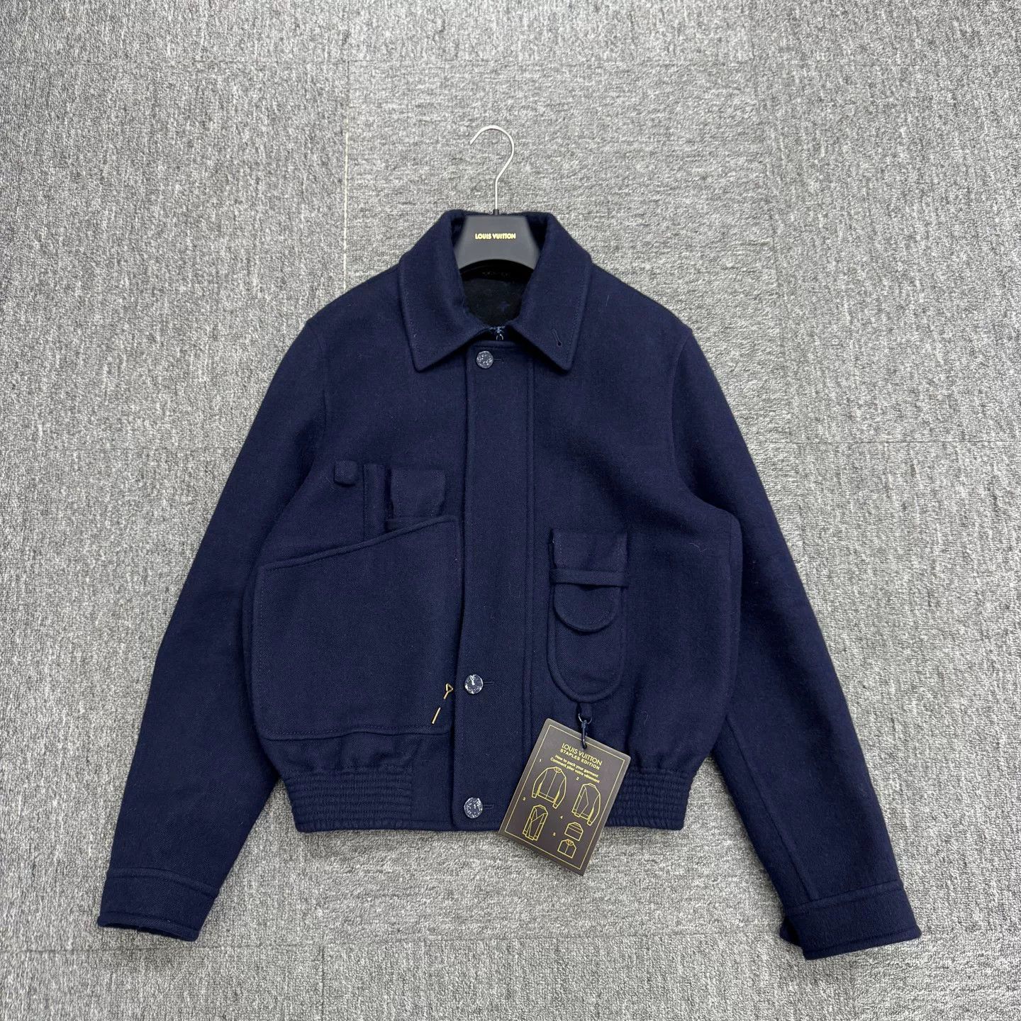 Louis Vuitton Louis Vuitton Wool Bomber Jacket Size S Size US S / EU 44-46 / 1 - 2 Thumbnail