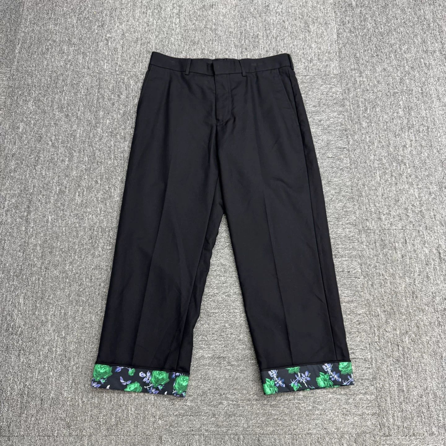 Dior Dior Floral Cuff Casual Pants Size 32 Size US 32 / EU 48 - 2 Thumbnail