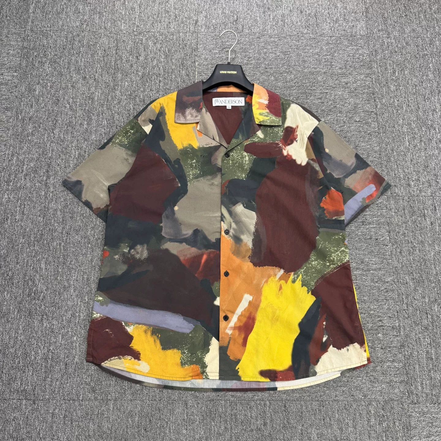 JW Anderson JW Anderson Painted Print Short Sleeve Shirt Size M Size US M / EU 48-50 / 2 - 2 Thumbnail