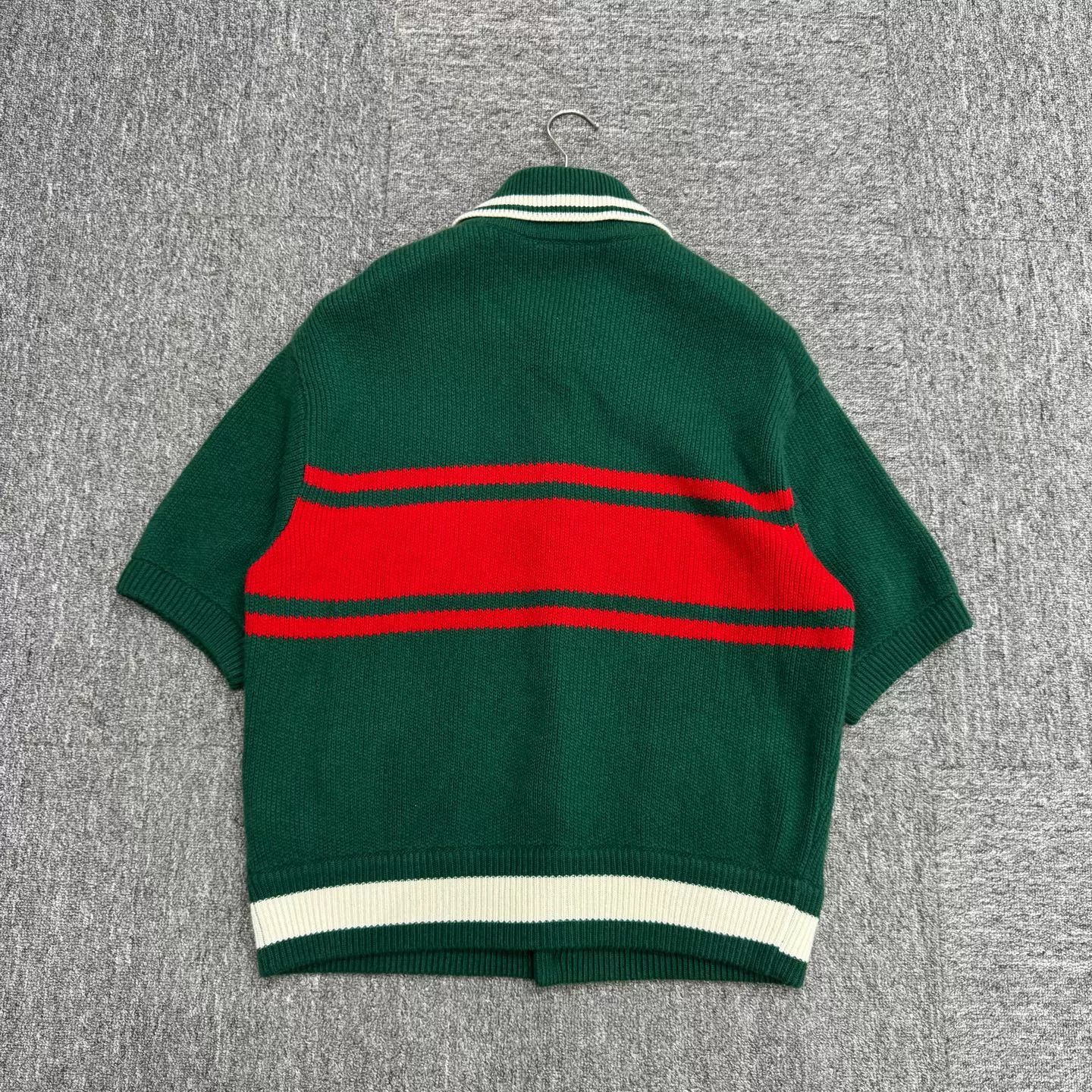 Gucci Gucci Striped Wool Cashmere Knit Polo S Size US M / EU 48-50 / 2 - 6 Thumbnail