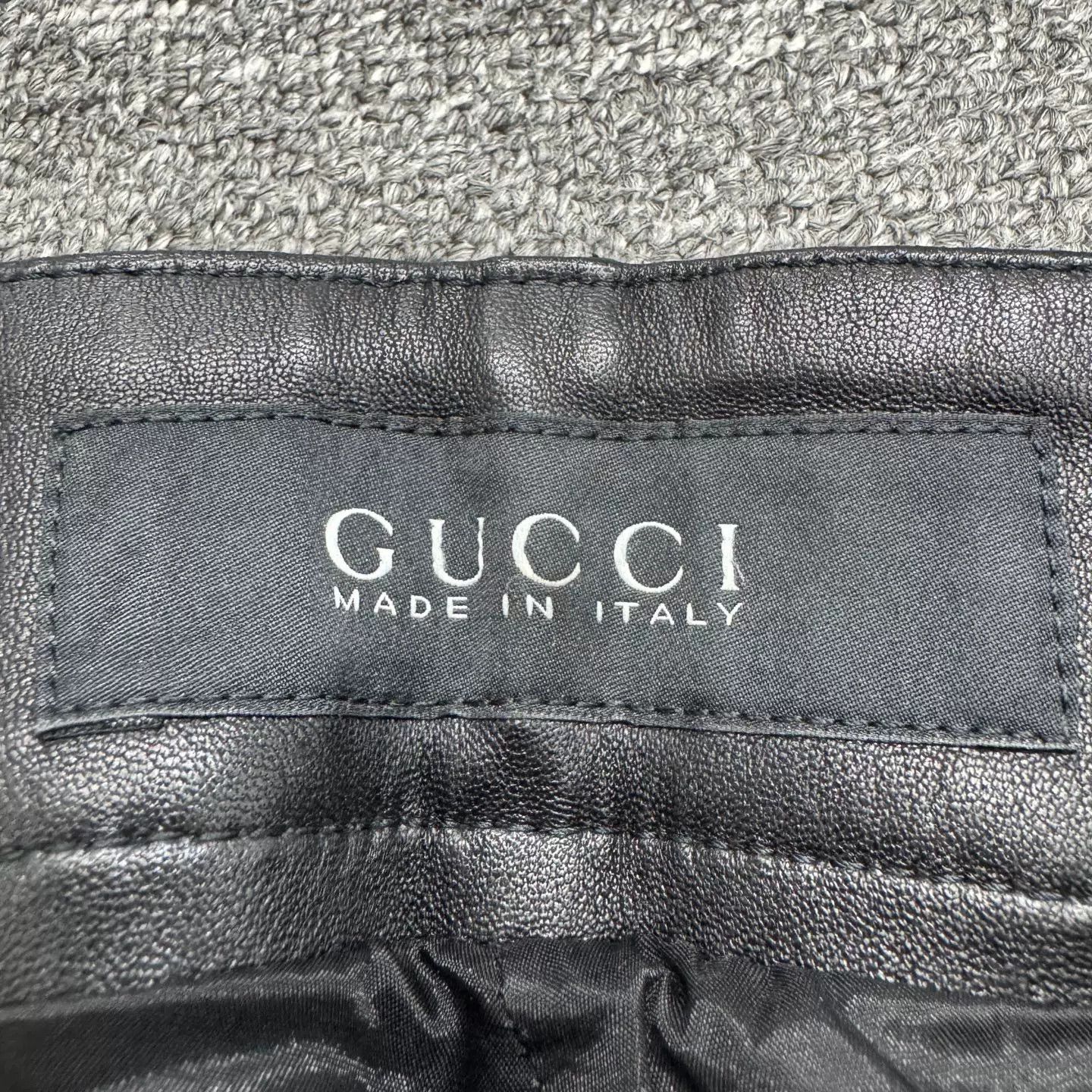 Gucci Gucci Leather Zip Casual Pants Size 30 Size US 30 / EU 46 - 3 Thumbnail