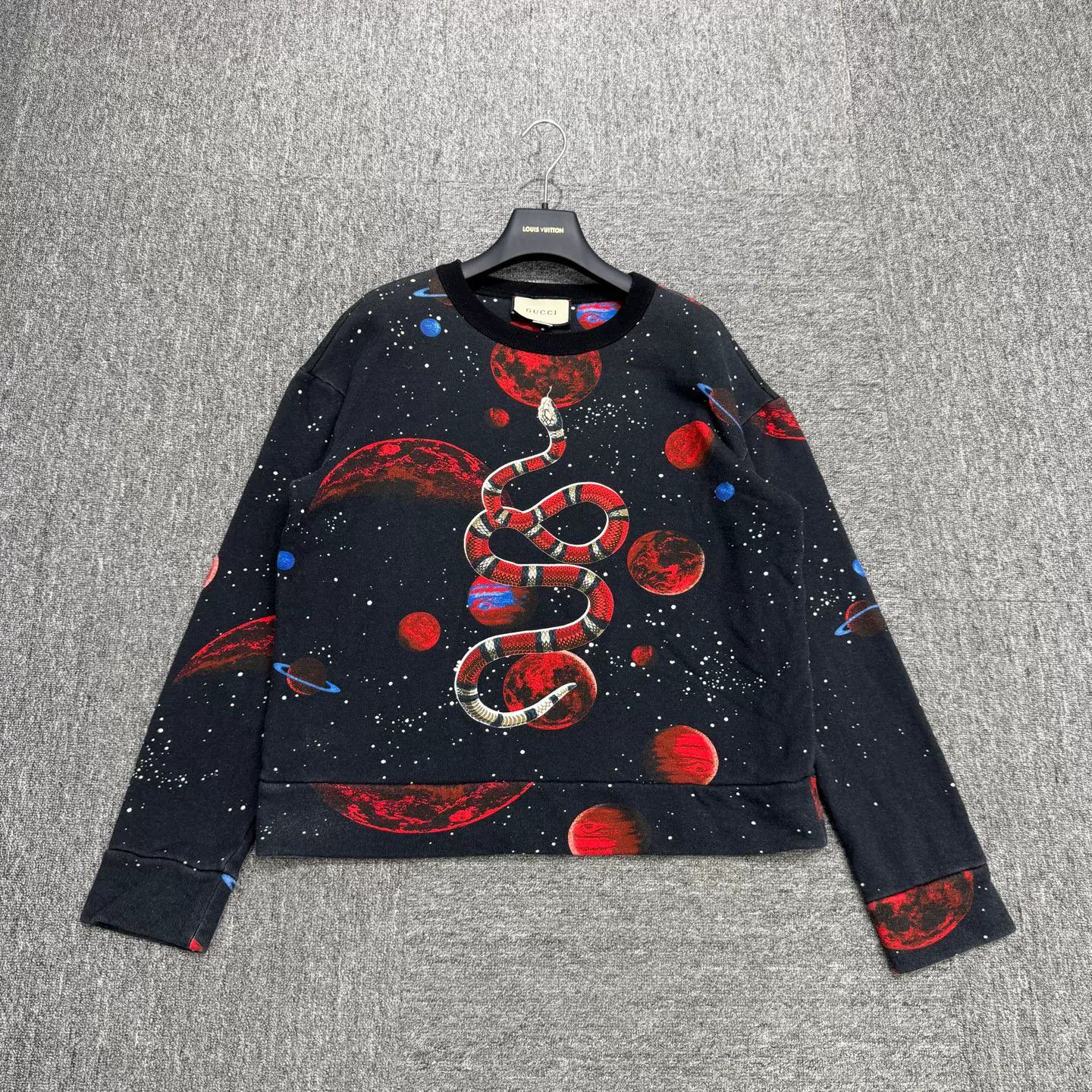Gucci Gucci Space Snake Print Sweatshirt Size S Size US S / EU 44-46 / 1 - 2 Thumbnail