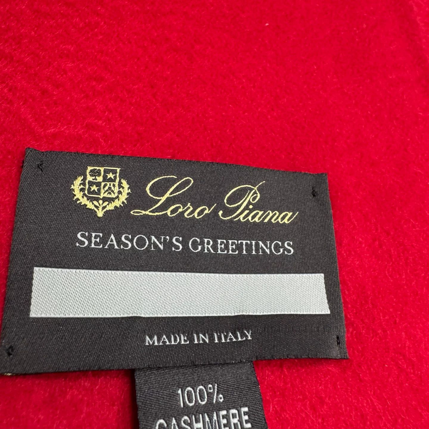 Loro Piana Loro Piana Season's Greetings Cashmere Blanket ONE SIZE Size ONE SIZE - 3 Thumbnail