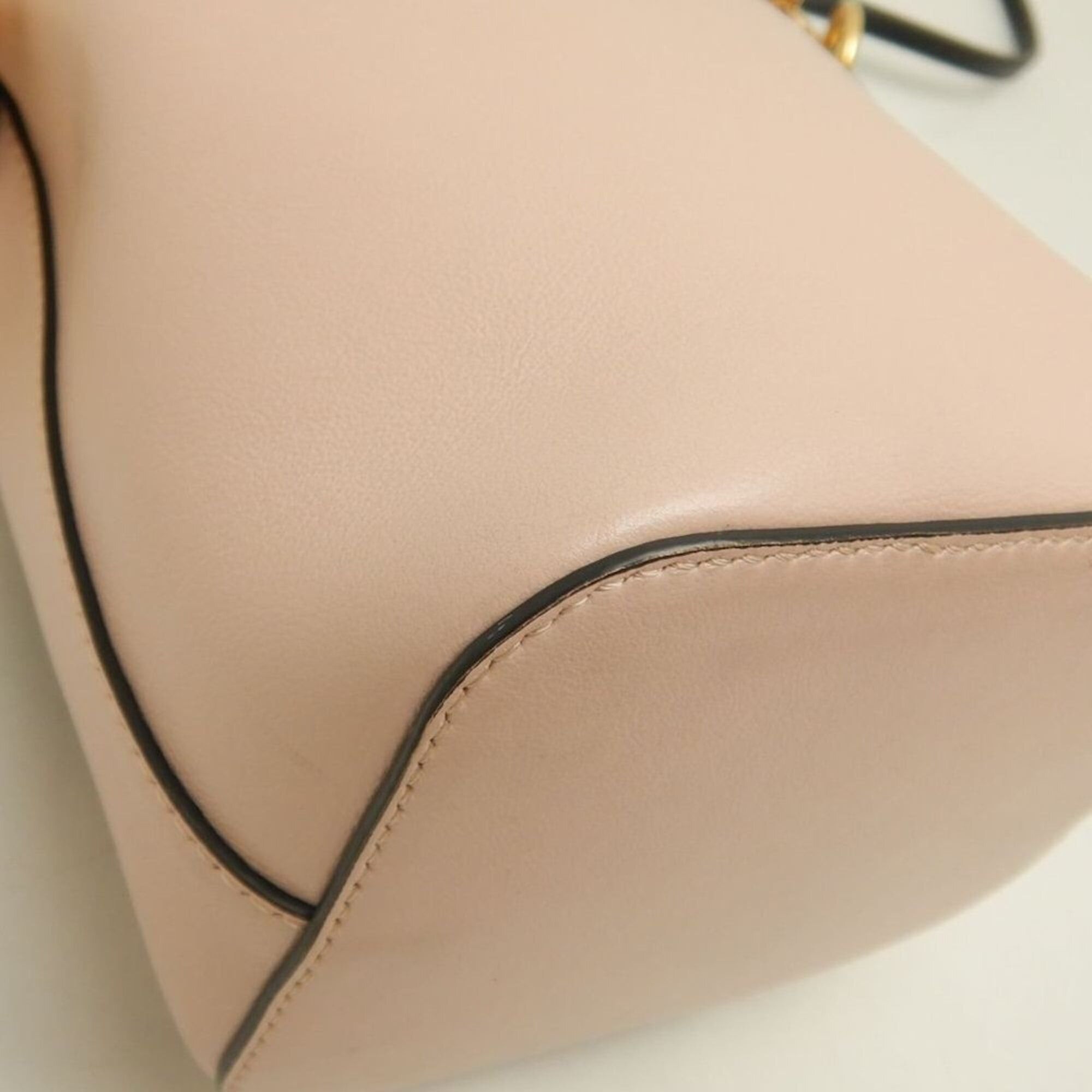 Fendi FENDI Montresor 8BS010 Shoulder Bag, Leather, Pink/Black, Women's, 253814 Size ONE SIZE - 14 Thumbnail