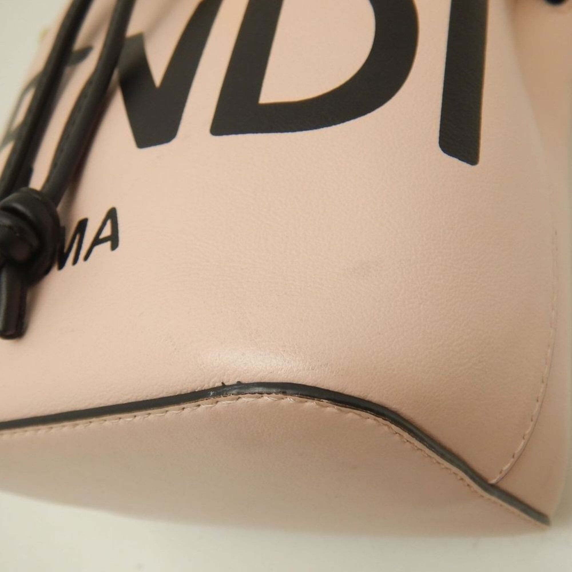 Fendi FENDI Montresor 8BS010 Shoulder Bag, Leather, Pink/Black, Women's, 253814 Size ONE SIZE - 13 Thumbnail