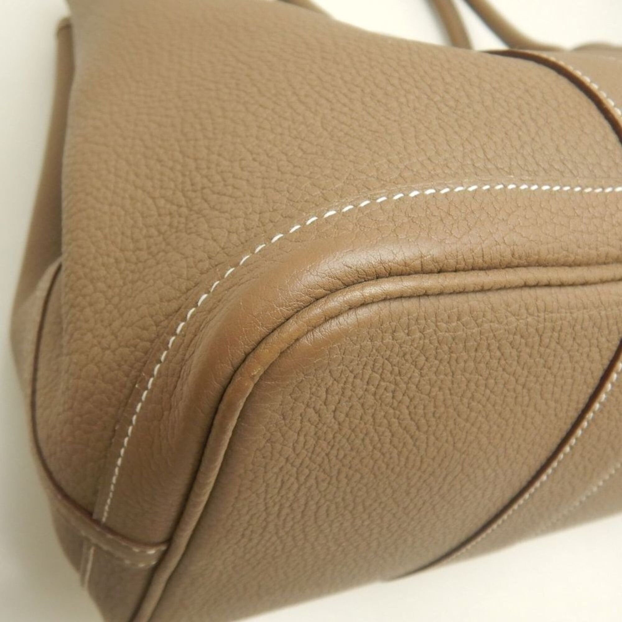 Hermes HERMES Garden Party PM Handbag, Negonda Etoupe, Women's, 253835 Size ONE SIZE - 12 Thumbnail