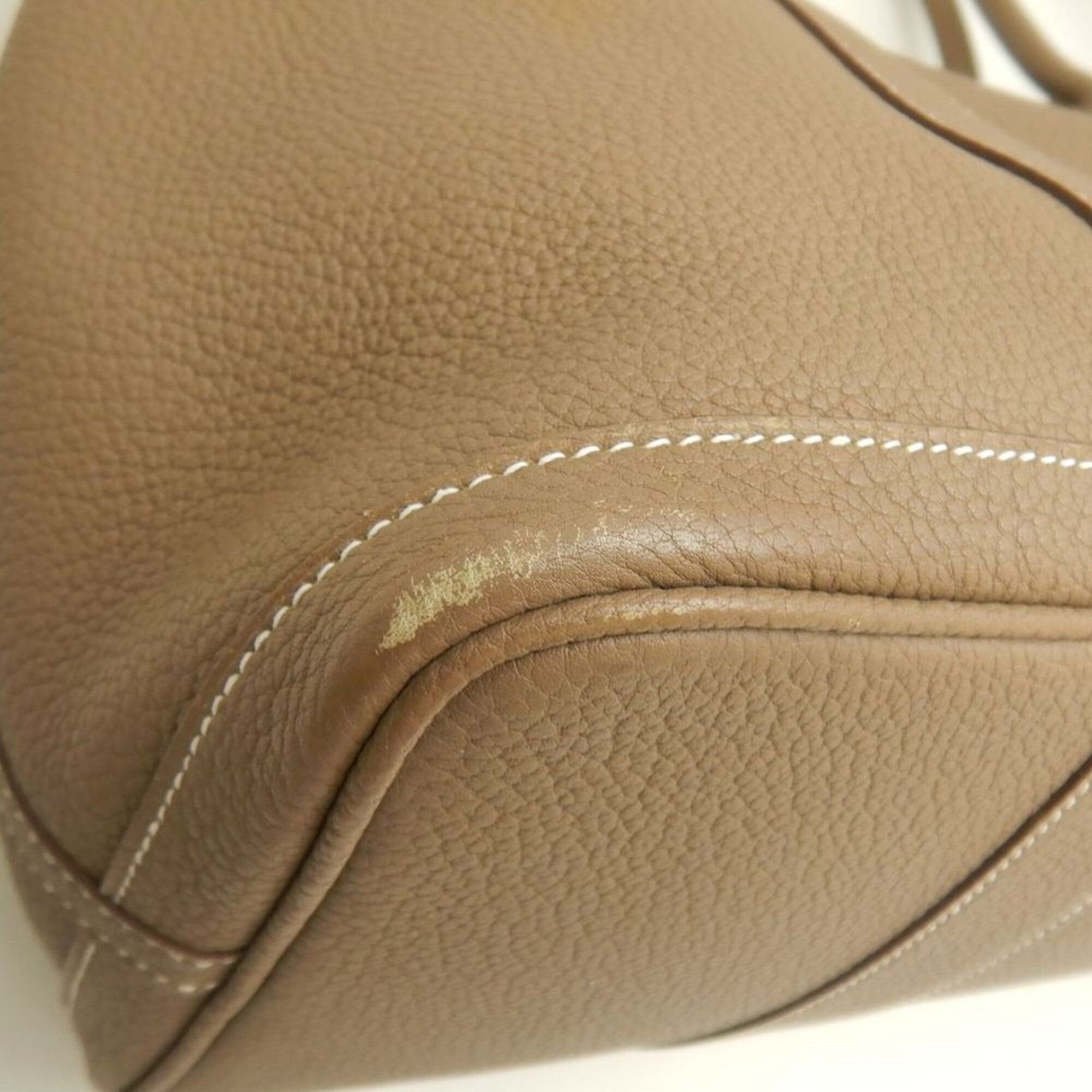 Hermes HERMES Garden Party PM Handbag, Negonda Etoupe, Women's, 253835 Size ONE SIZE - 14 Thumbnail