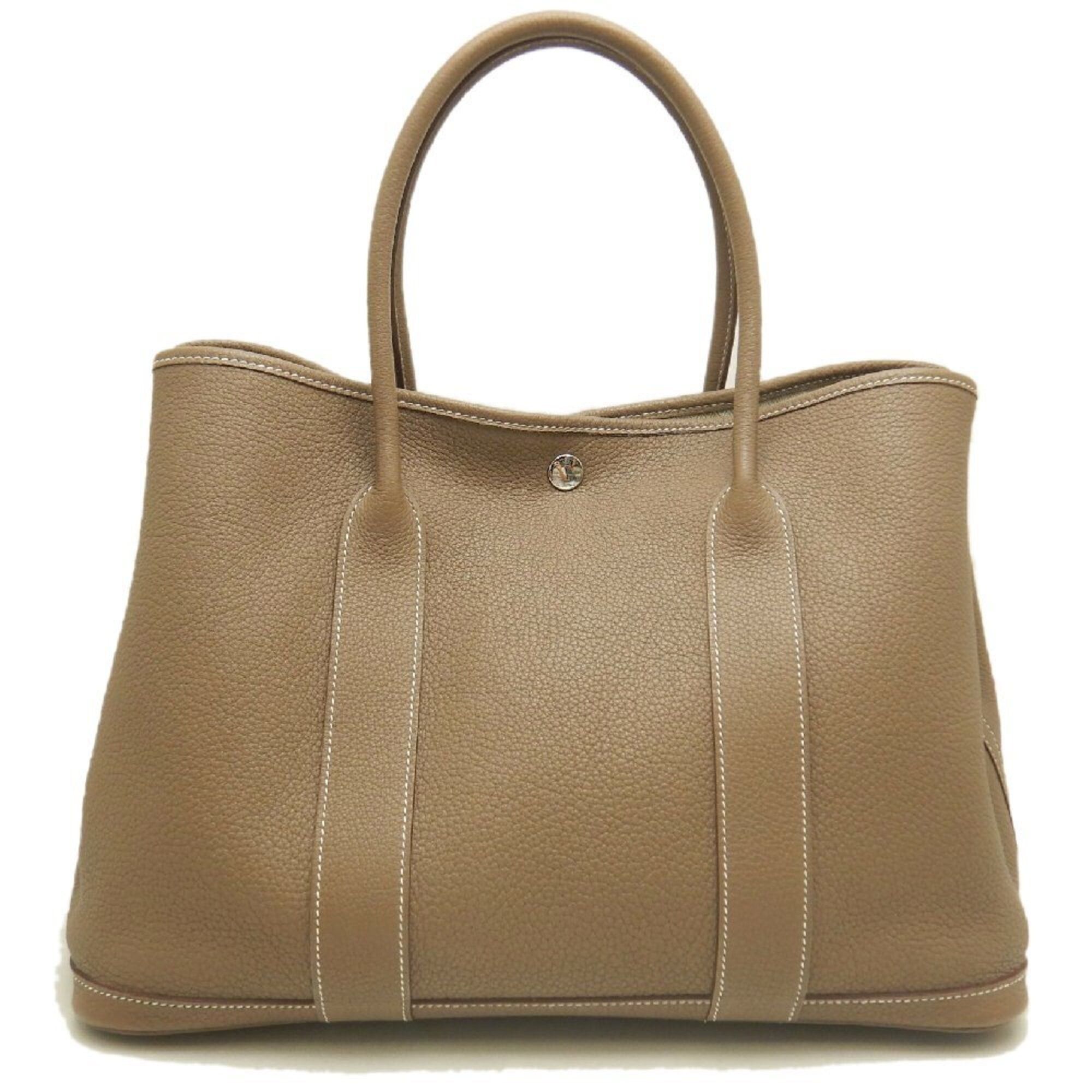 Hermes HERMES Garden Party PM Handbag, Negonda Etoupe, Women's, 253835 Size ONE SIZE - 2 Thumbnail