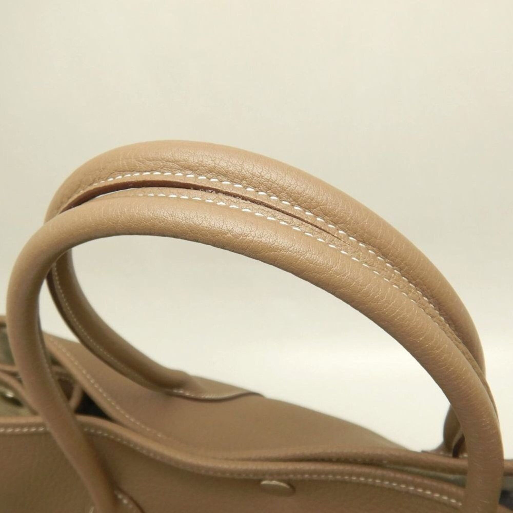 Hermes HERMES Garden Party PM Handbag, Negonda Etoupe, Women's, 253835 Size ONE SIZE - 8 Thumbnail