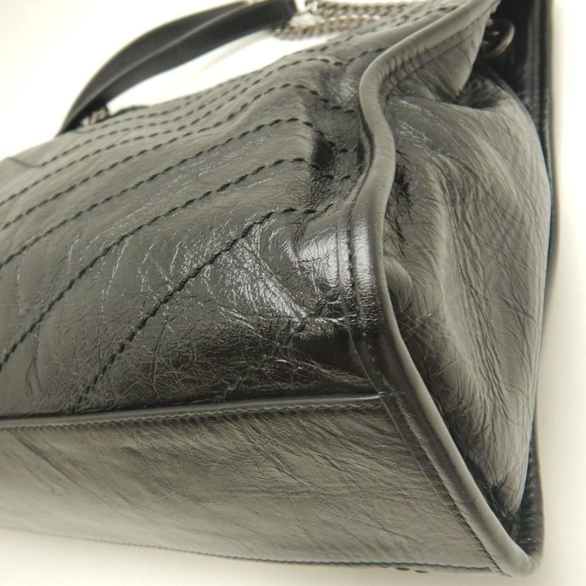 Saint Laurent Paris YVES SAINT LAURENT Niki Shopping Bag 577999 Shoulder Black Women's 253824 Size ONE SIZE - 14 Thumbnail