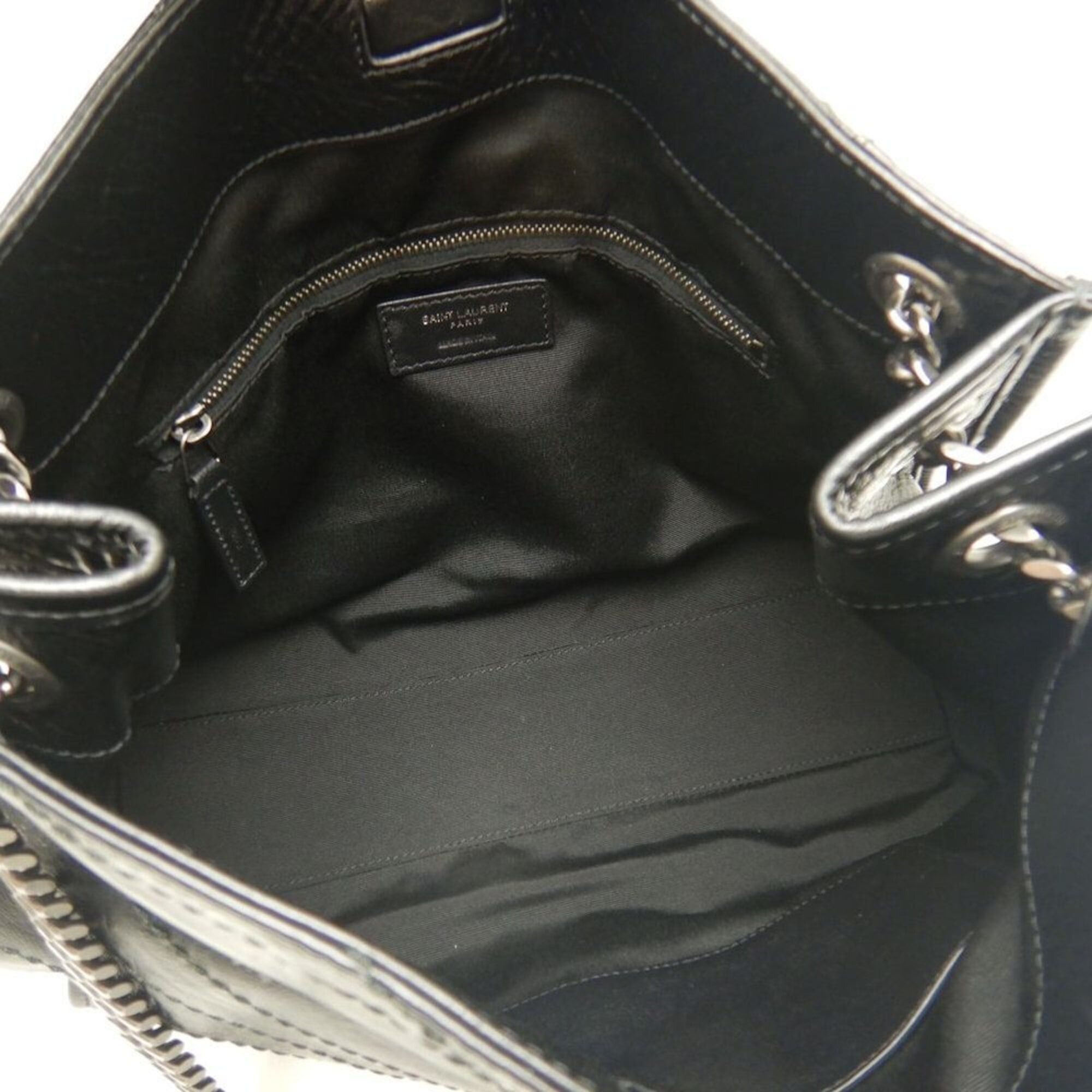 Saint Laurent Paris YVES SAINT LAURENT Niki Shopping Bag 577999 Shoulder Black Women's 253824 Size ONE SIZE - 5 Thumbnail