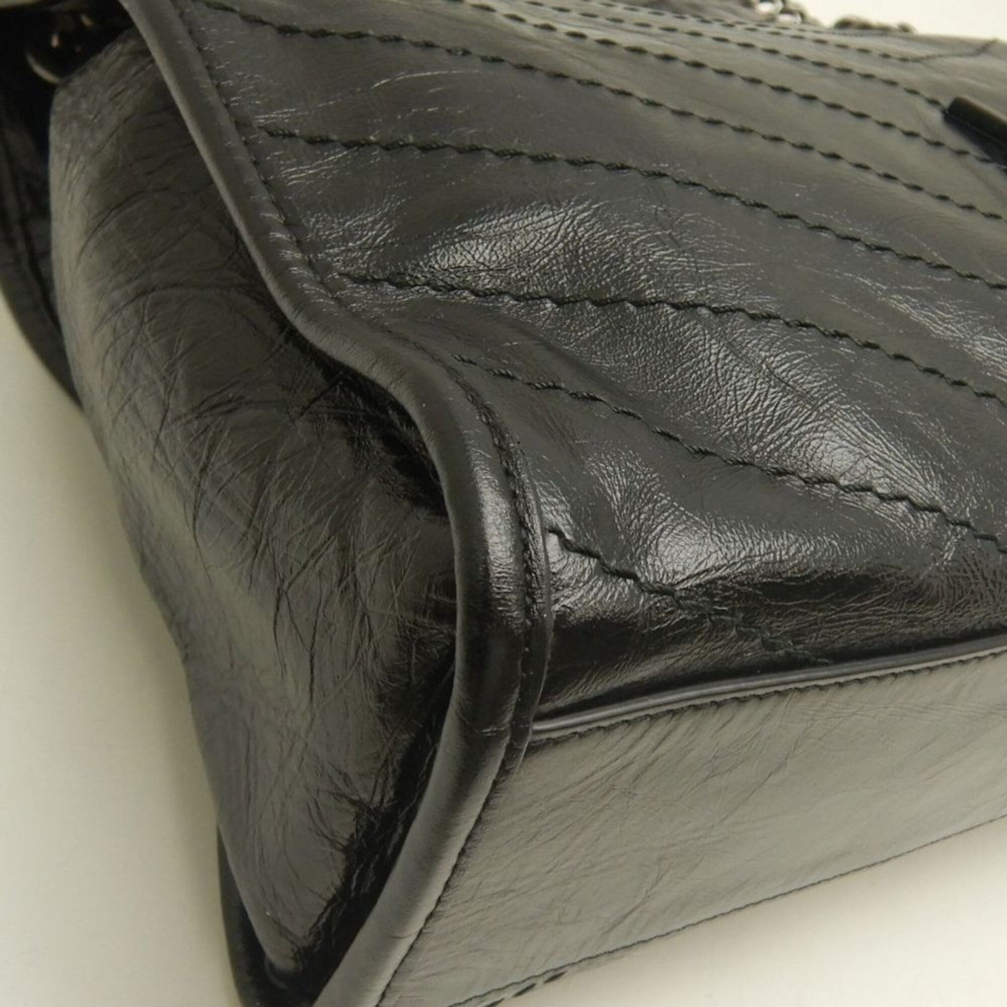 Saint Laurent Paris YVES SAINT LAURENT Niki Shopping Bag 577999 Shoulder Black Women's 253824 Size ONE SIZE - 11 Thumbnail
