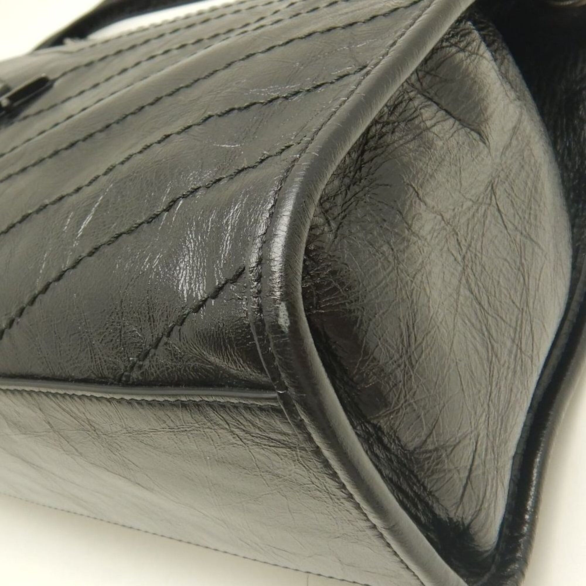 Saint Laurent Paris YVES SAINT LAURENT Niki Shopping Bag 577999 Shoulder Black Women's 253824 Size ONE SIZE - 12 Thumbnail