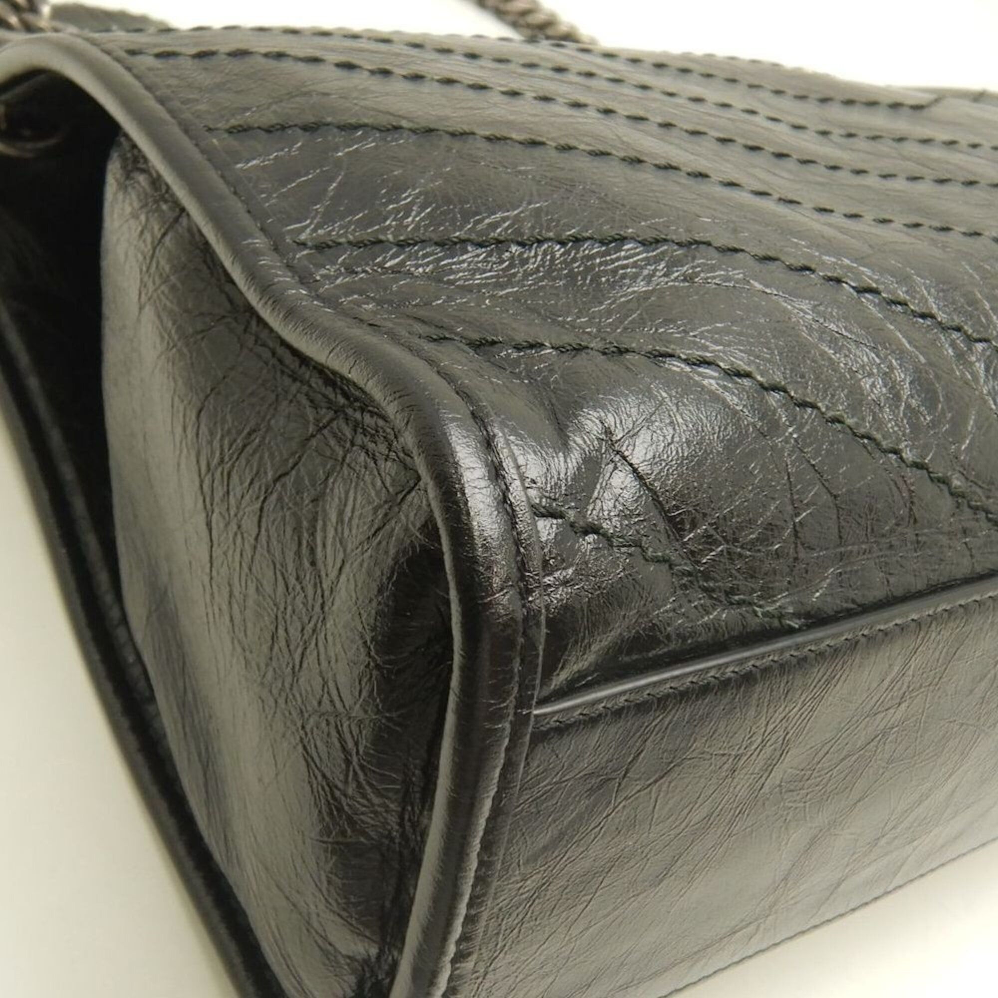 Saint Laurent Paris YVES SAINT LAURENT Niki Shopping Bag 577999 Shoulder Black Women's 253824 Size ONE SIZE - 13 Thumbnail