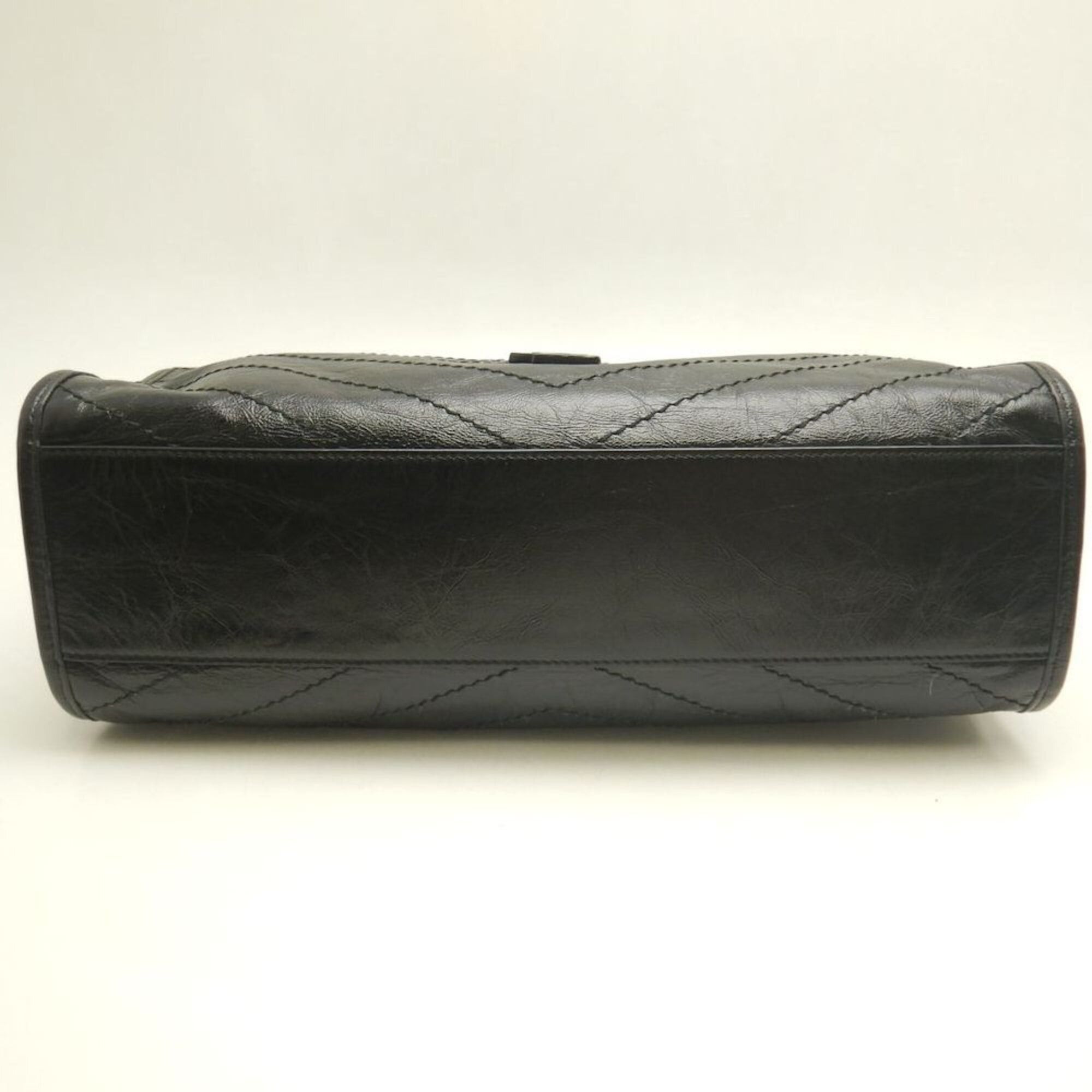 Saint Laurent Paris YVES SAINT LAURENT Niki Shopping Bag 577999 Shoulder Black Women's 253824 Size ONE SIZE - 7 Thumbnail