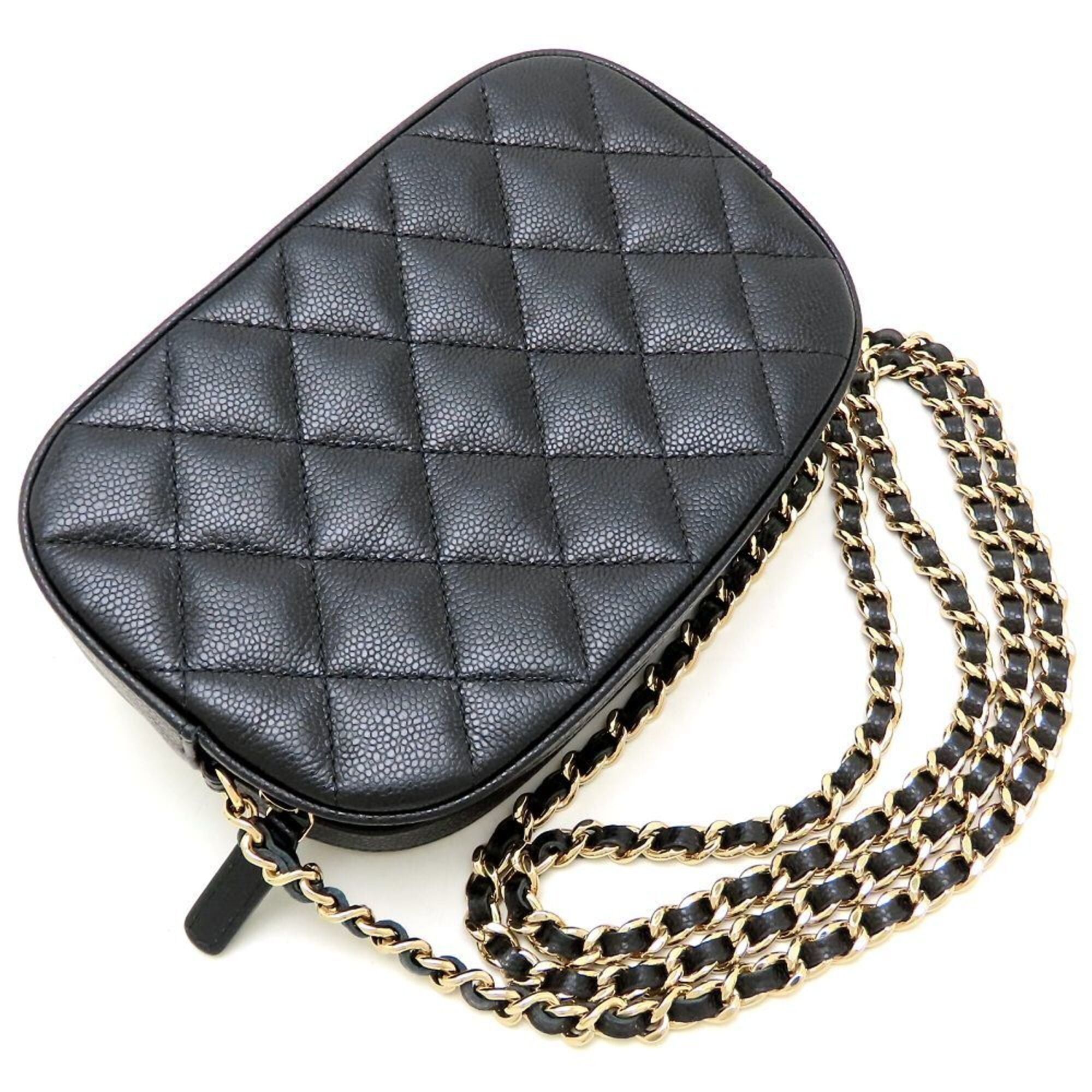 Chanel CHANEL Matelassé Chain Shoulder Bag AP3998, Caviar Leather, Black, Women's, 353279 Size ONE SIZE - 5 Thumbnail