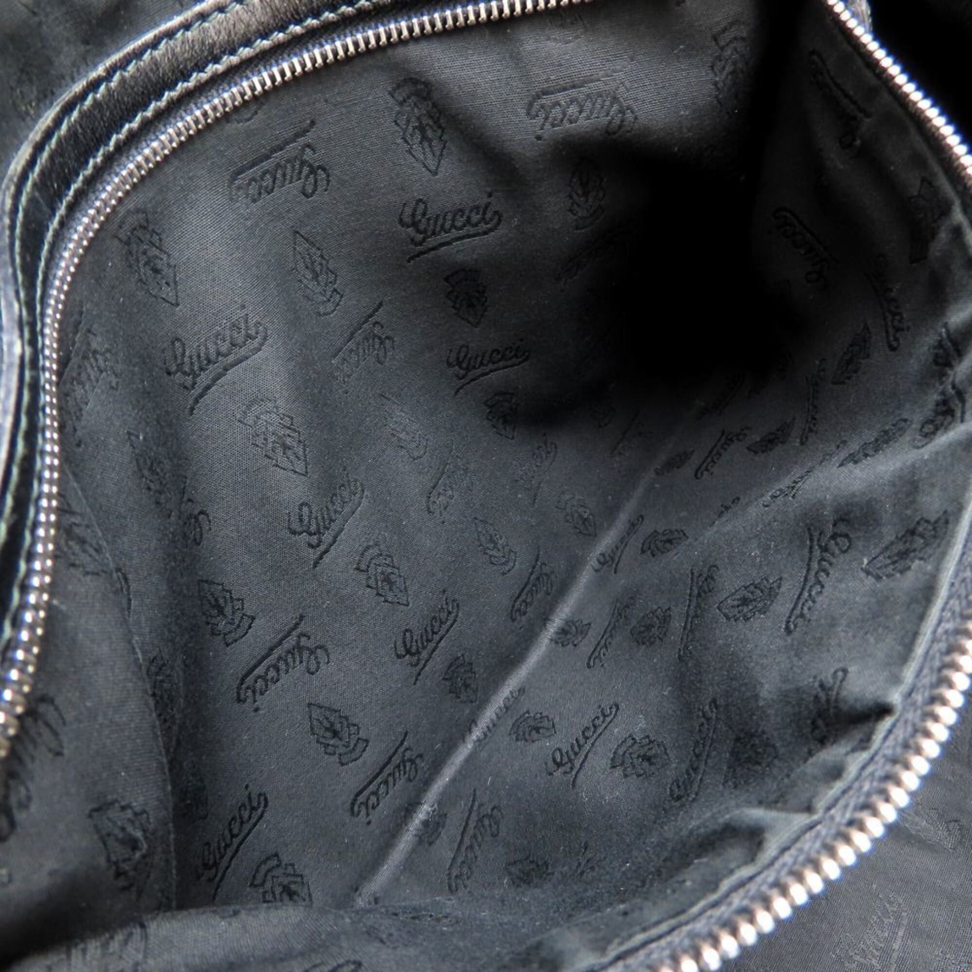Gucci GUCCI 232957 Tote Bag GG Canvas x Leather Beige Black Women's 353274 Size ONE SIZE - 10 Thumbnail