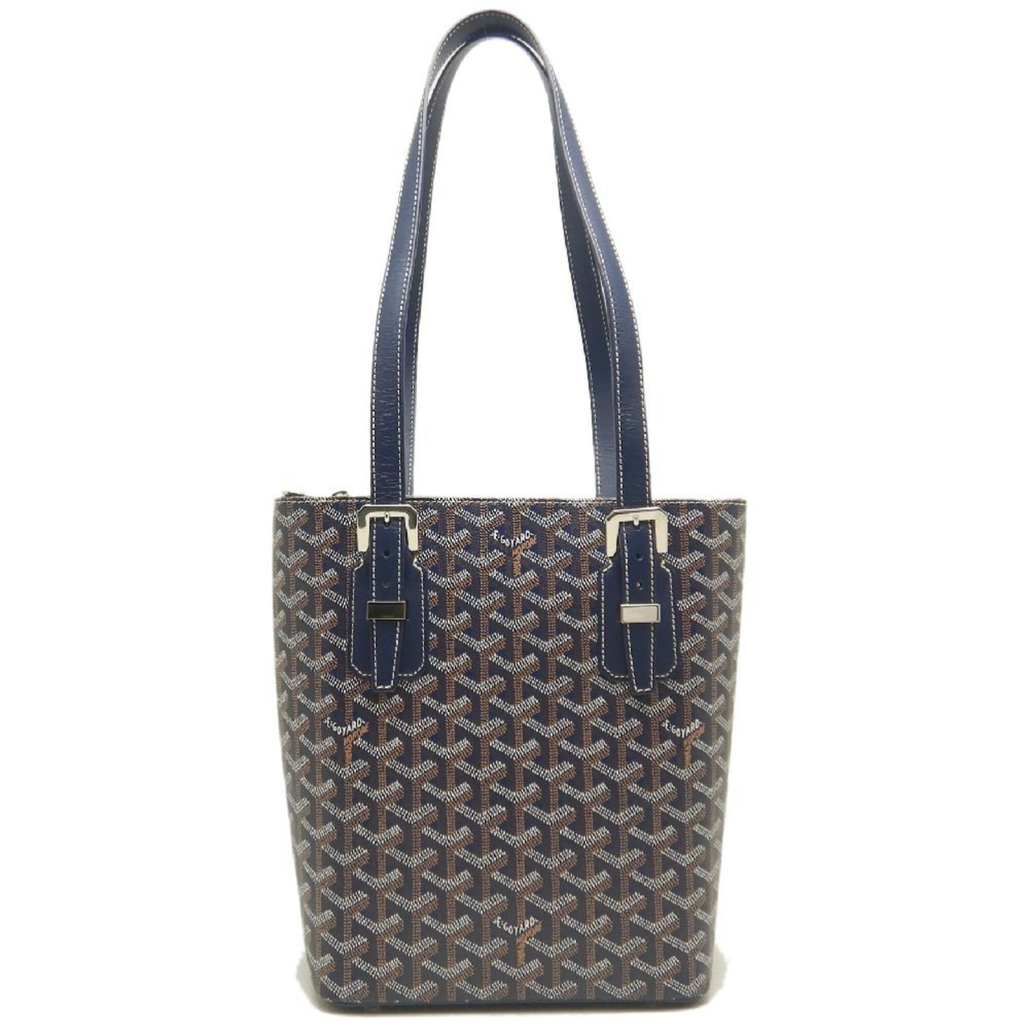 Goyard Goyard Marie-Galante PM Goyardine Canvas Tote Bag Navy Women's 253807 Size ONE SIZE - 2 Thumbnail