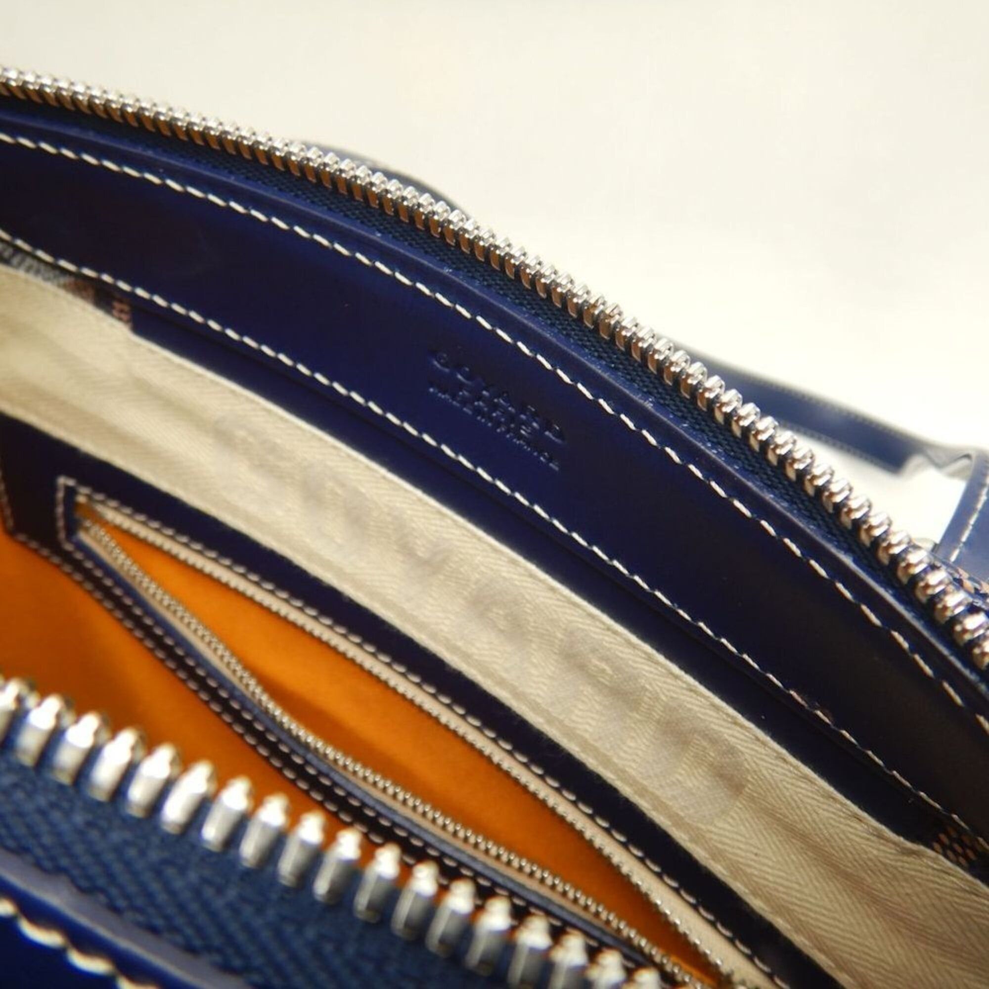 Goyard Goyard Marie-Galante PM Goyardine Canvas Tote Bag Navy Women's 253807 Size ONE SIZE - 14 Thumbnail