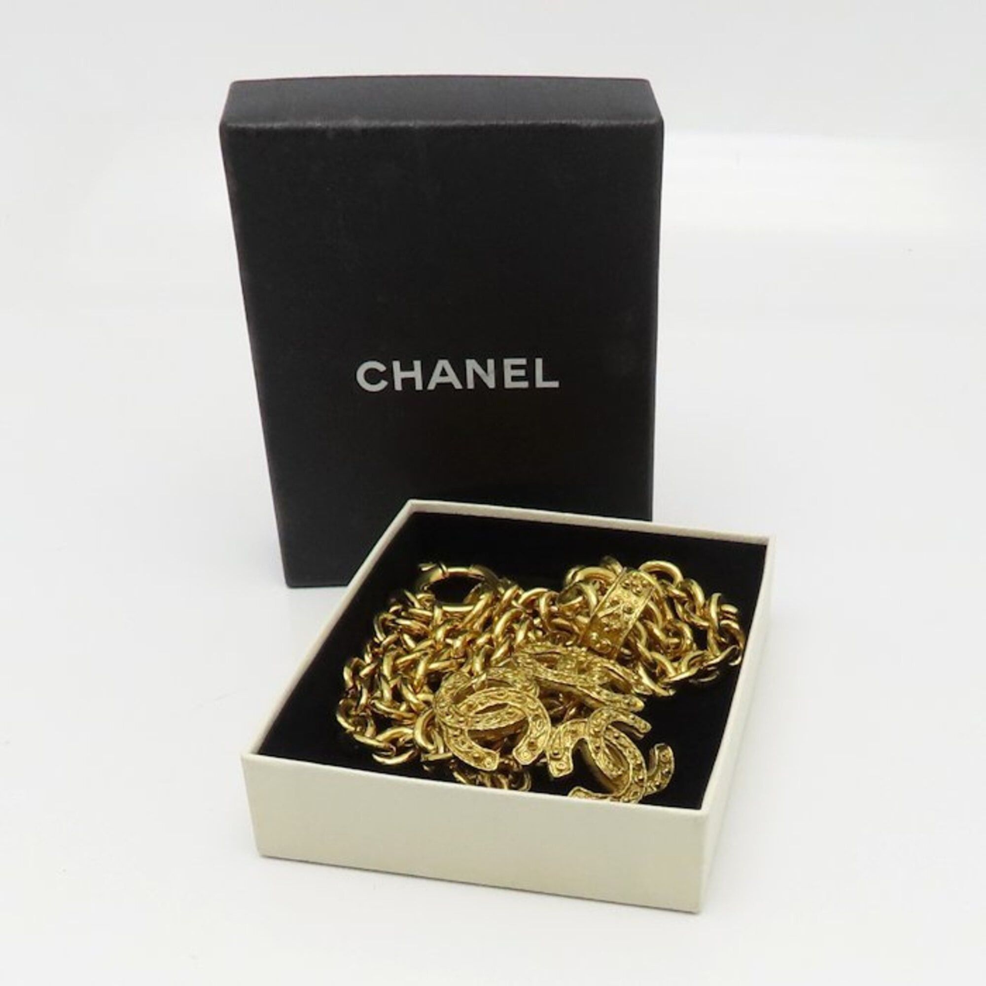 Chanel CHANEL Triple Coco Necklace, Long GP Gold Plated, Women's, 94A 295490 Size ONE SIZE - 9 Thumbnail