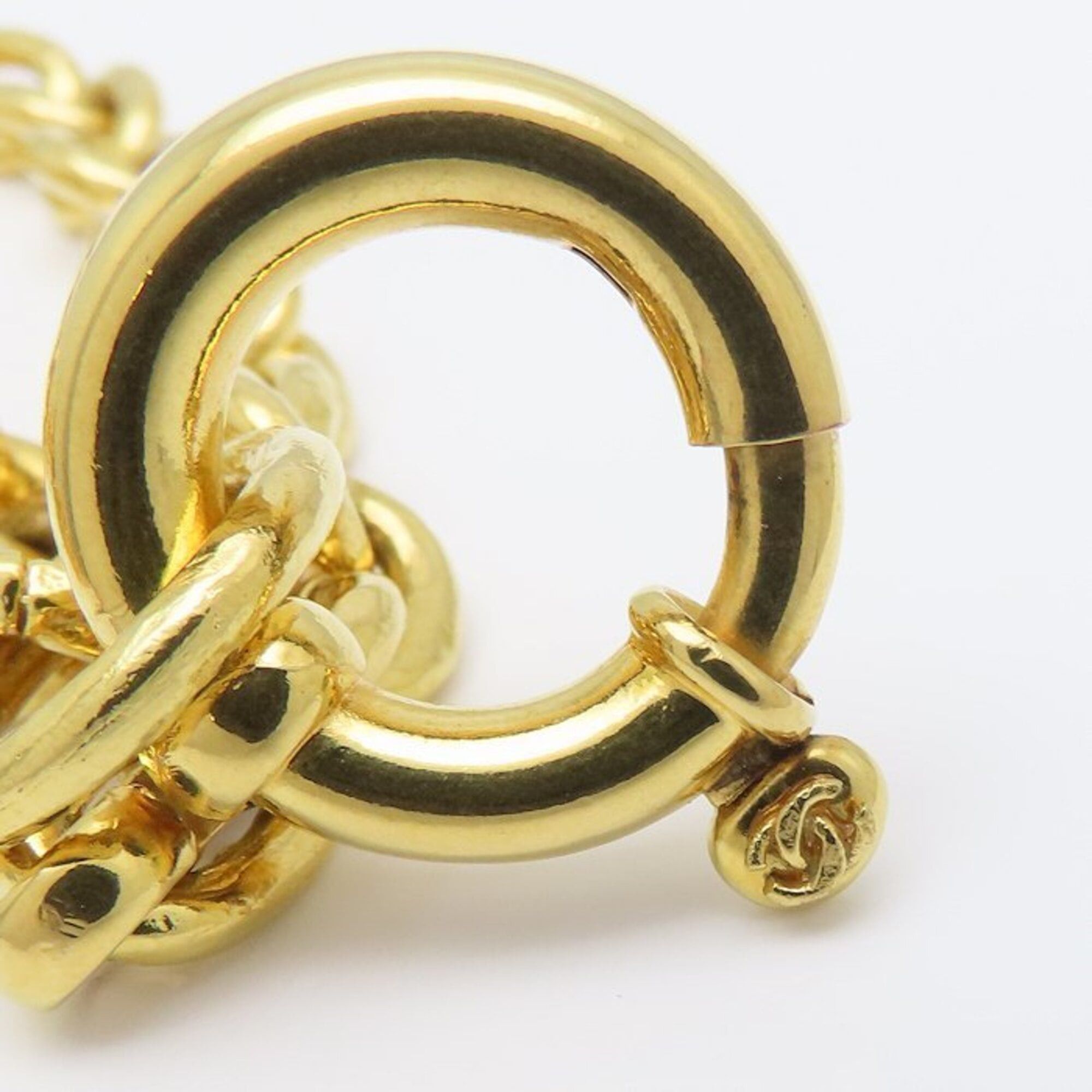 Chanel CHANEL Triple Coco Necklace, Long GP Gold Plated, Women's, 94A 295490 Size ONE SIZE - 7 Thumbnail