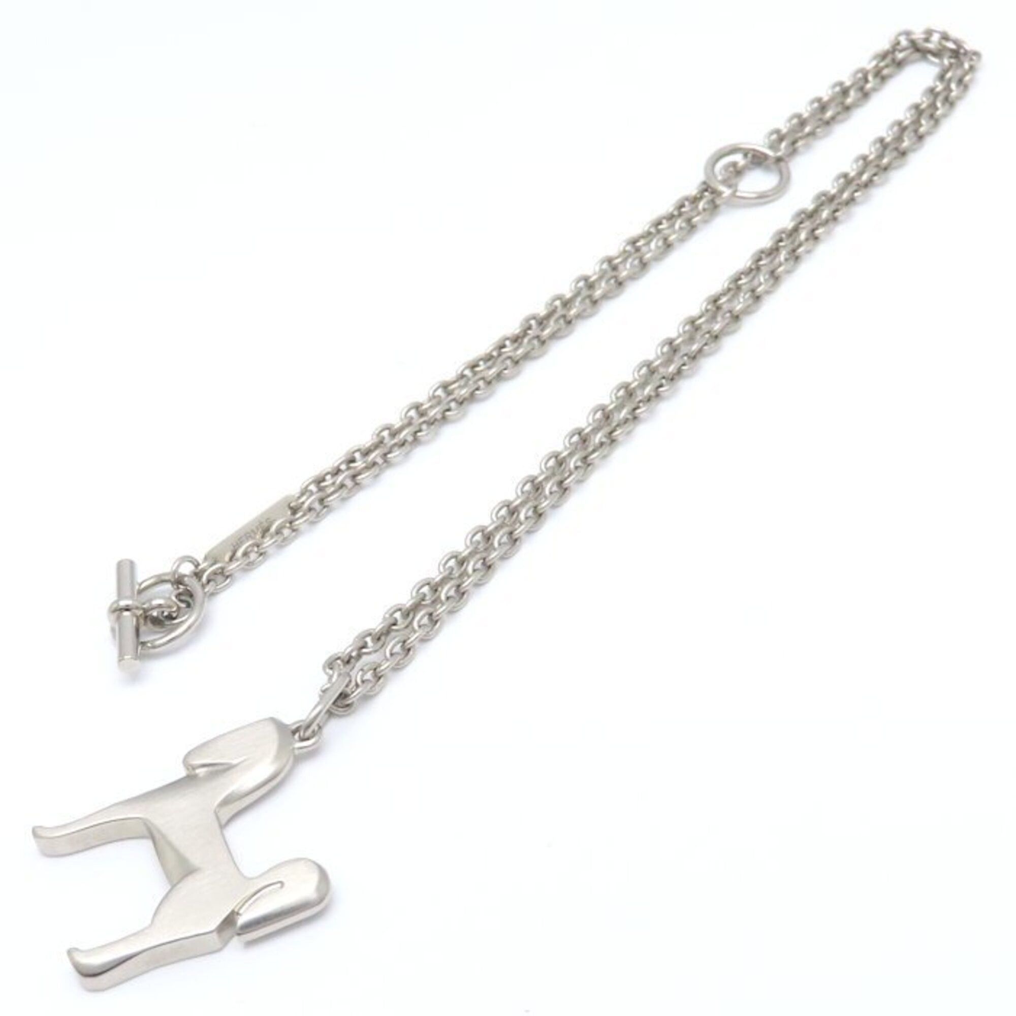 Hermes HERMES Panache Necklace, Metal, Women's, H077298FB00 295491 Size ONE SIZE - 4 Thumbnail