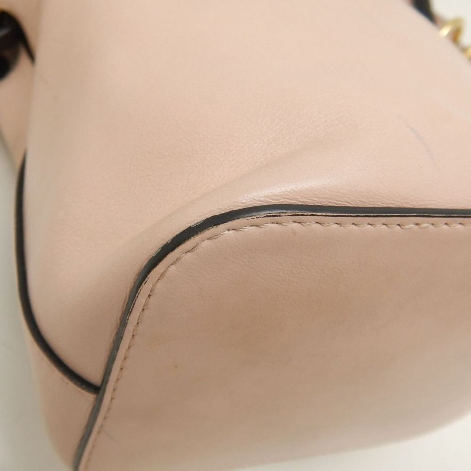Fendi FENDI Montresor 8BS010 Shoulder Bag, Leather, Pink/Black, Women's, 253813 Size ONE SIZE - 19 Thumbnail