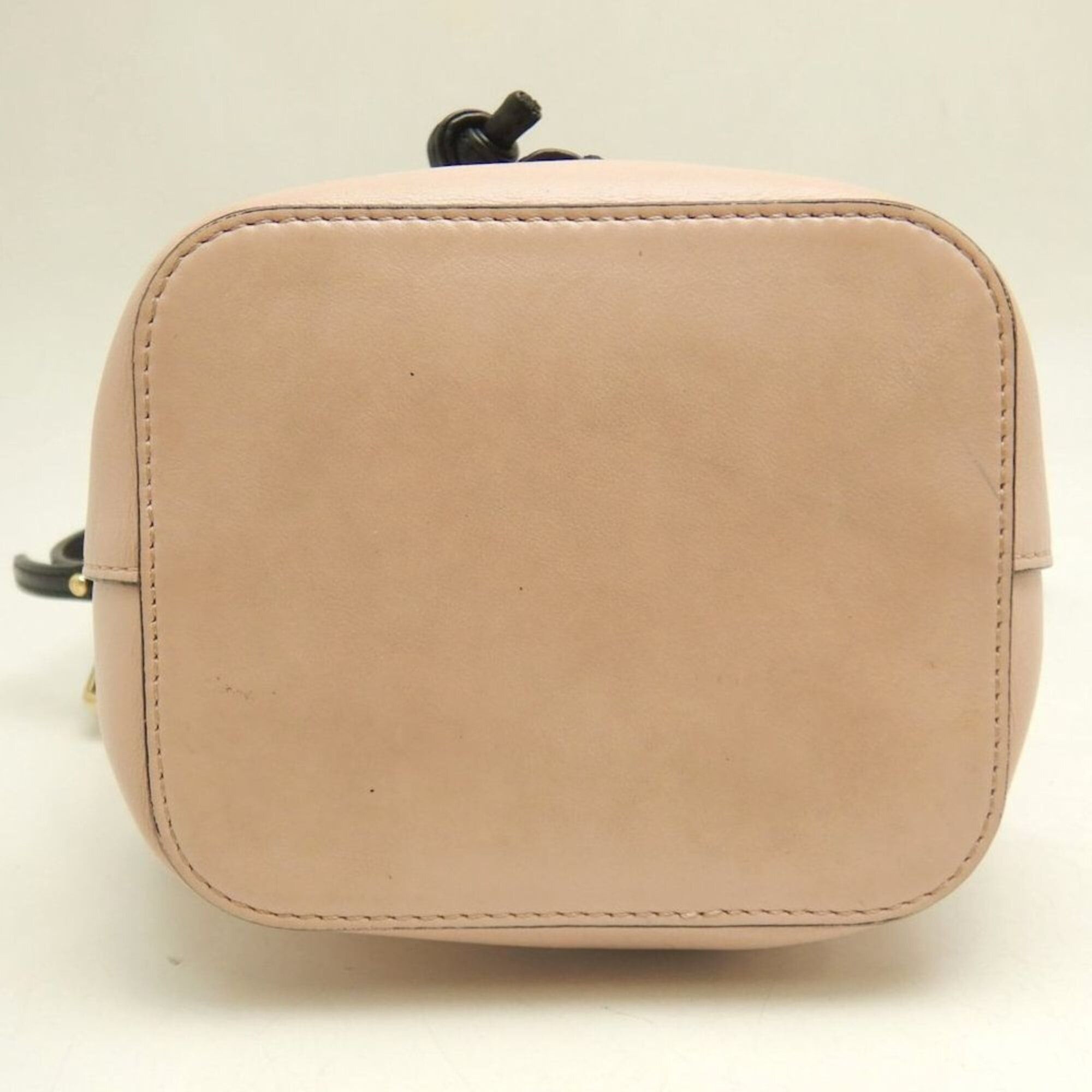 Fendi FENDI Montresor 8BS010 Shoulder Bag, Leather, Pink/Black, Women's, 253813 Size ONE SIZE - 6 Thumbnail