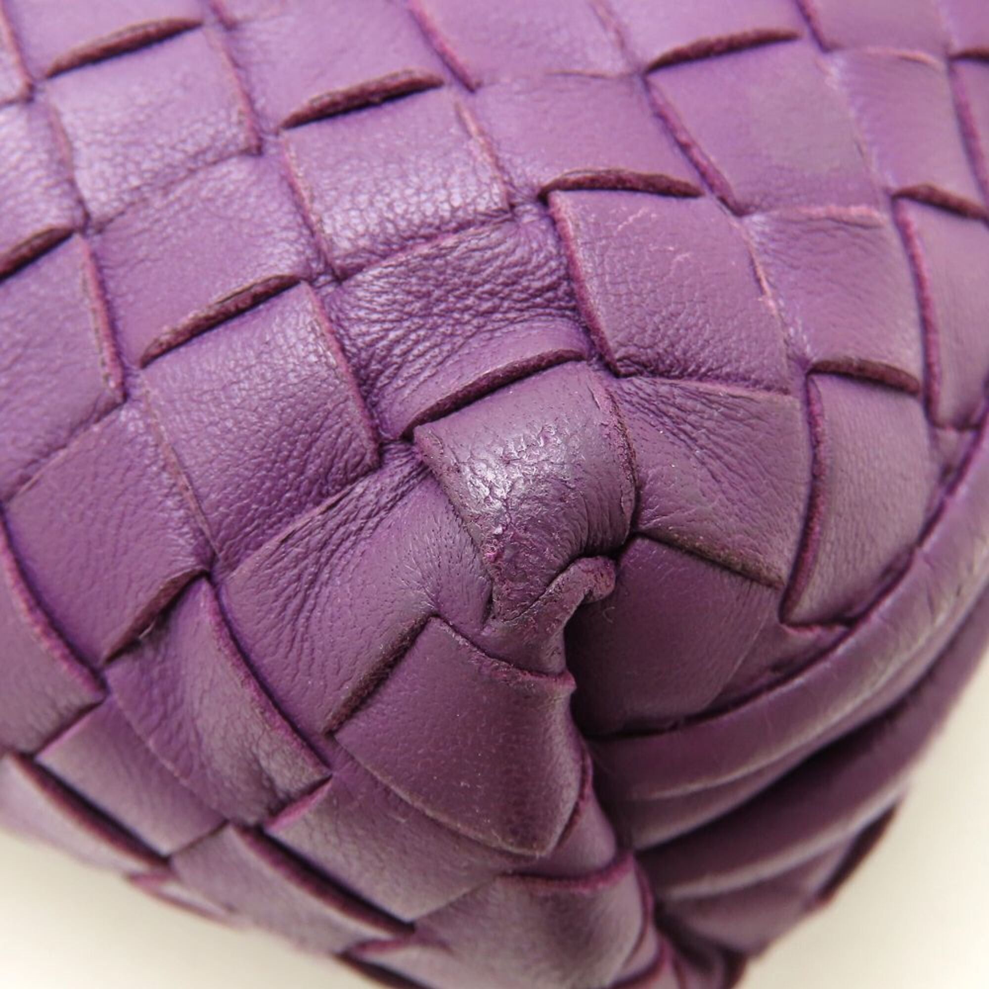 Bottega Veneta BOTTEGA VENETA Nodini Intrecciato Shoulder Bag 245354 Leather Purple Women's 353273 Size ONE SIZE - 18 Thumbnail