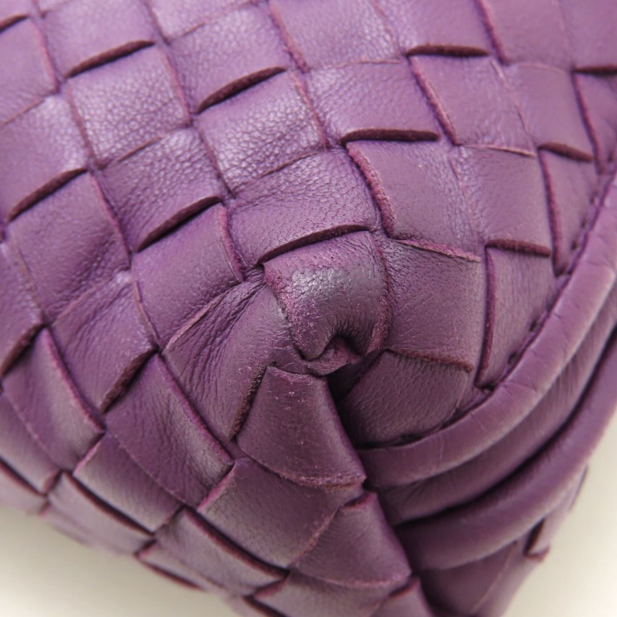 Bottega Veneta BOTTEGA VENETA Nodini Intrecciato Shoulder Bag 245354 Leather Purple Women's 353273 Size ONE SIZE - 15 Thumbnail
