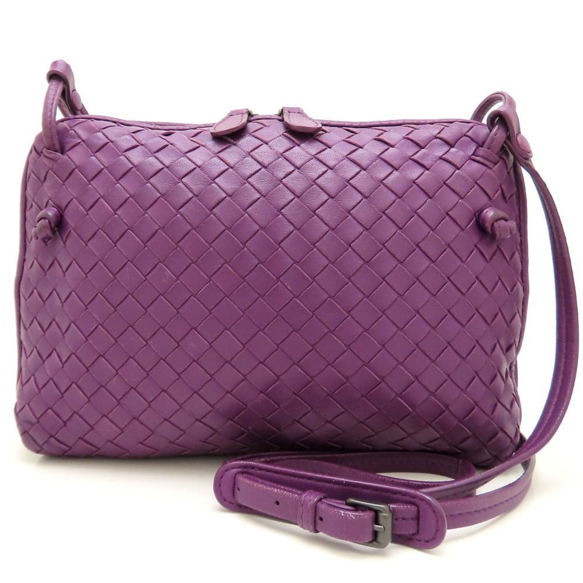 Bottega Veneta BOTTEGA VENETA Nodini Intrecciato Shoulder Bag 245354 Leather Purple Women's 353273 Size ONE SIZE - 2 Thumbnail