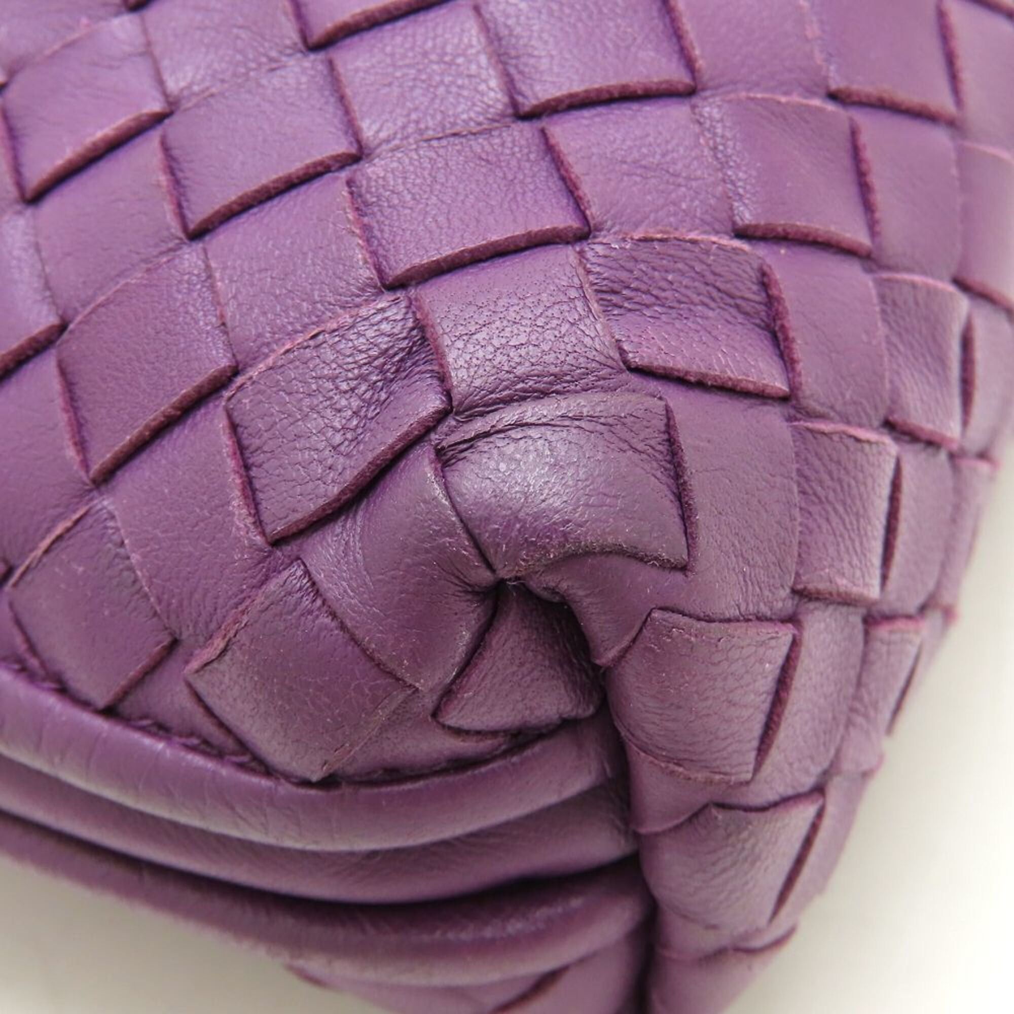 Bottega Veneta BOTTEGA VENETA Nodini Intrecciato Shoulder Bag 245354 Leather Purple Women's 353273 Size ONE SIZE - 16 Thumbnail