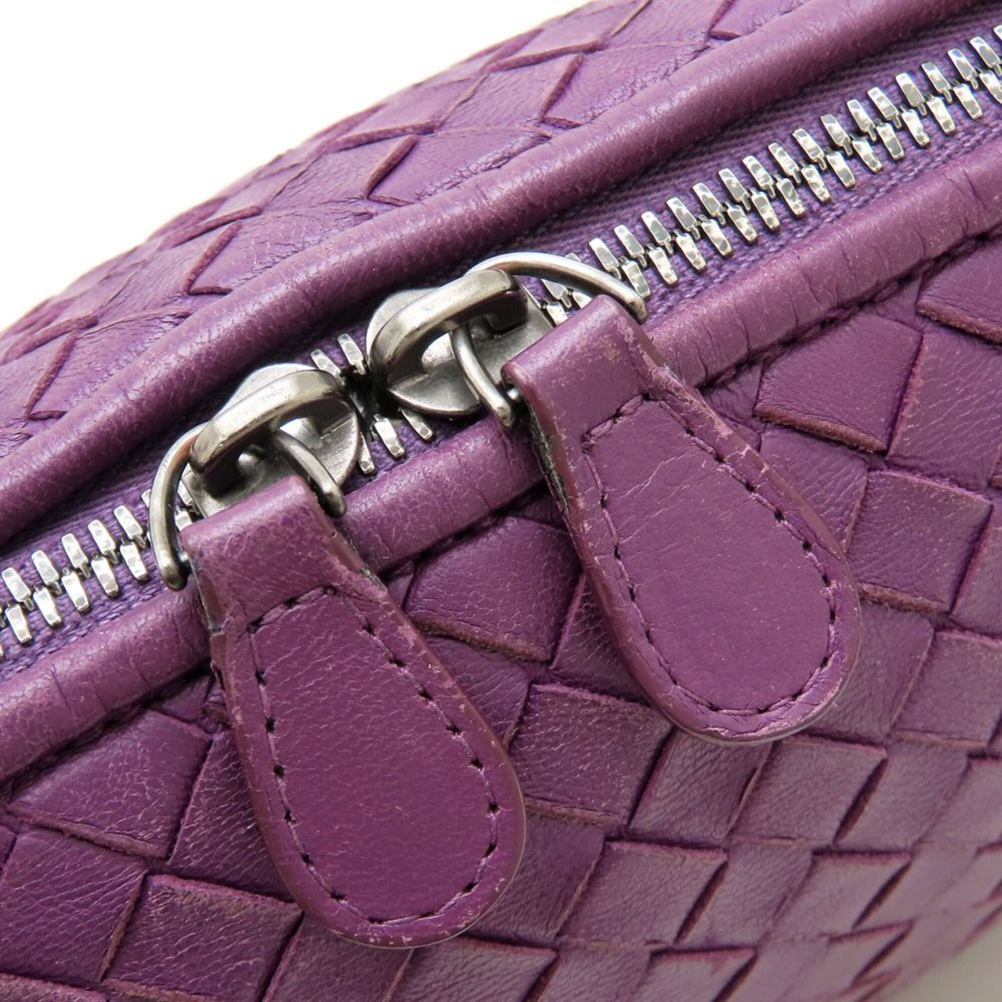 Bottega Veneta BOTTEGA VENETA Nodini Intrecciato Shoulder Bag 245354 Leather Purple Women's 353273 Size ONE SIZE - 14 Thumbnail