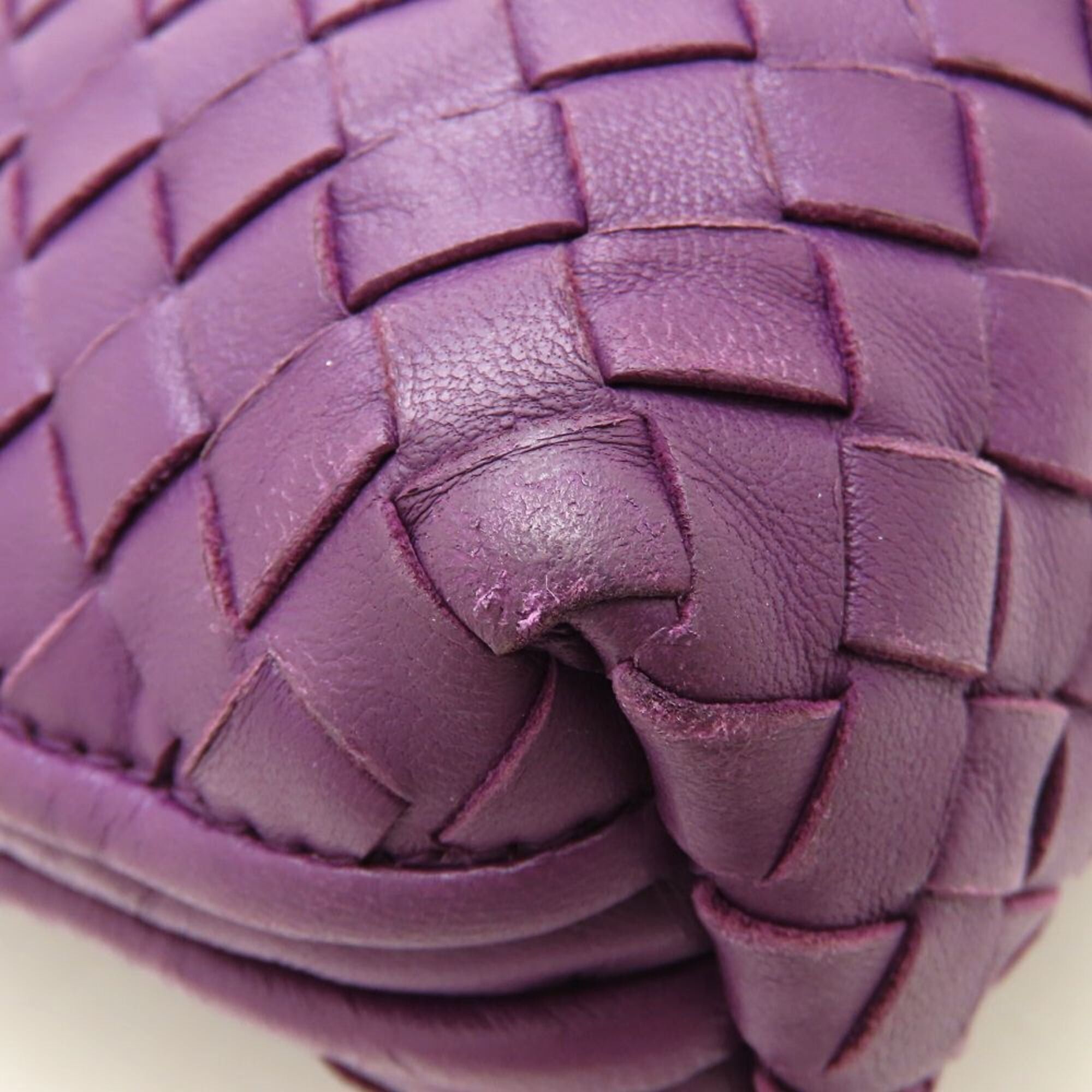 Bottega Veneta BOTTEGA VENETA Nodini Intrecciato Shoulder Bag 245354 Leather Purple Women's 353273 Size ONE SIZE - 17 Thumbnail