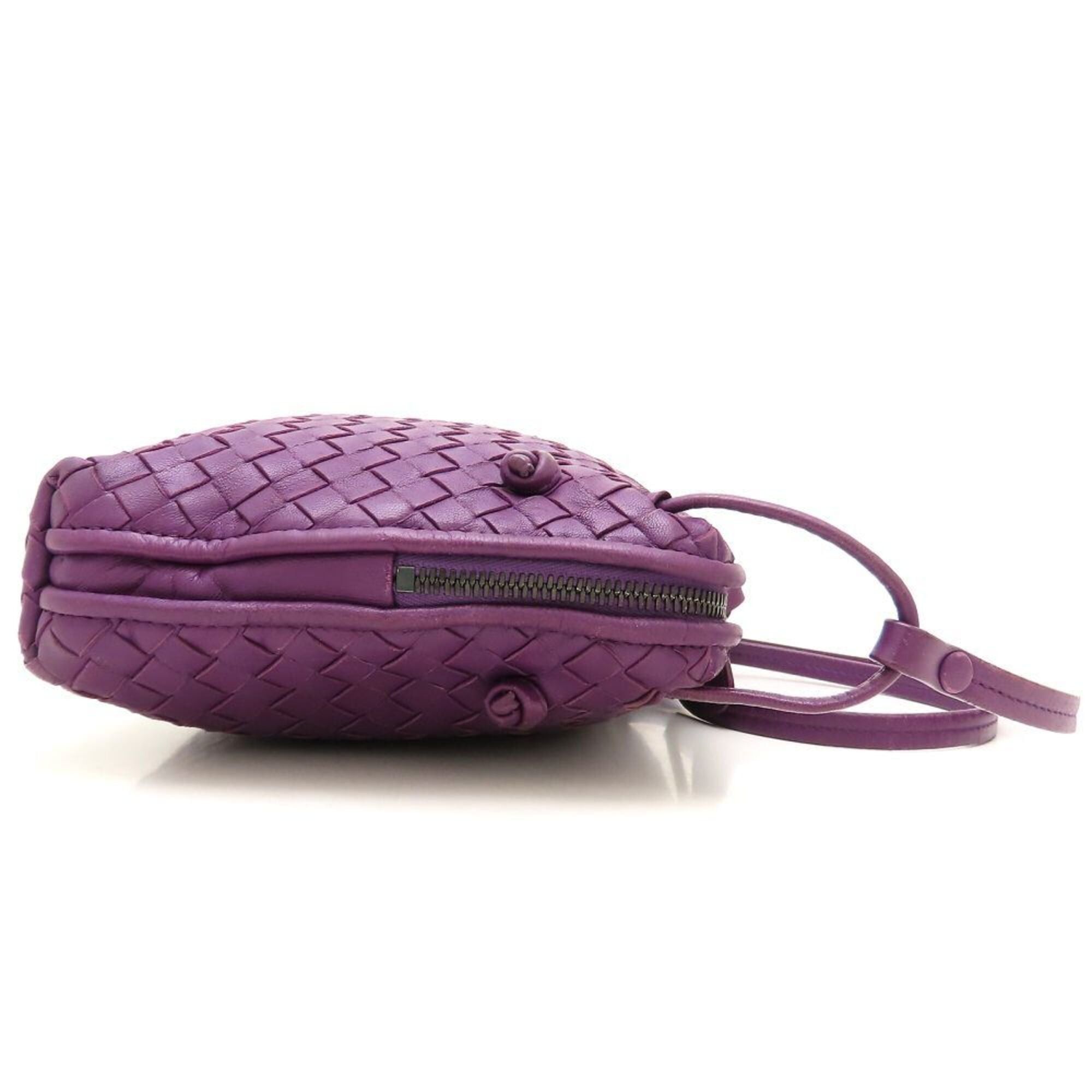 Bottega Veneta BOTTEGA VENETA Nodini Intrecciato Shoulder Bag 245354 Leather Purple Women's 353273 Size ONE SIZE - 3 Thumbnail