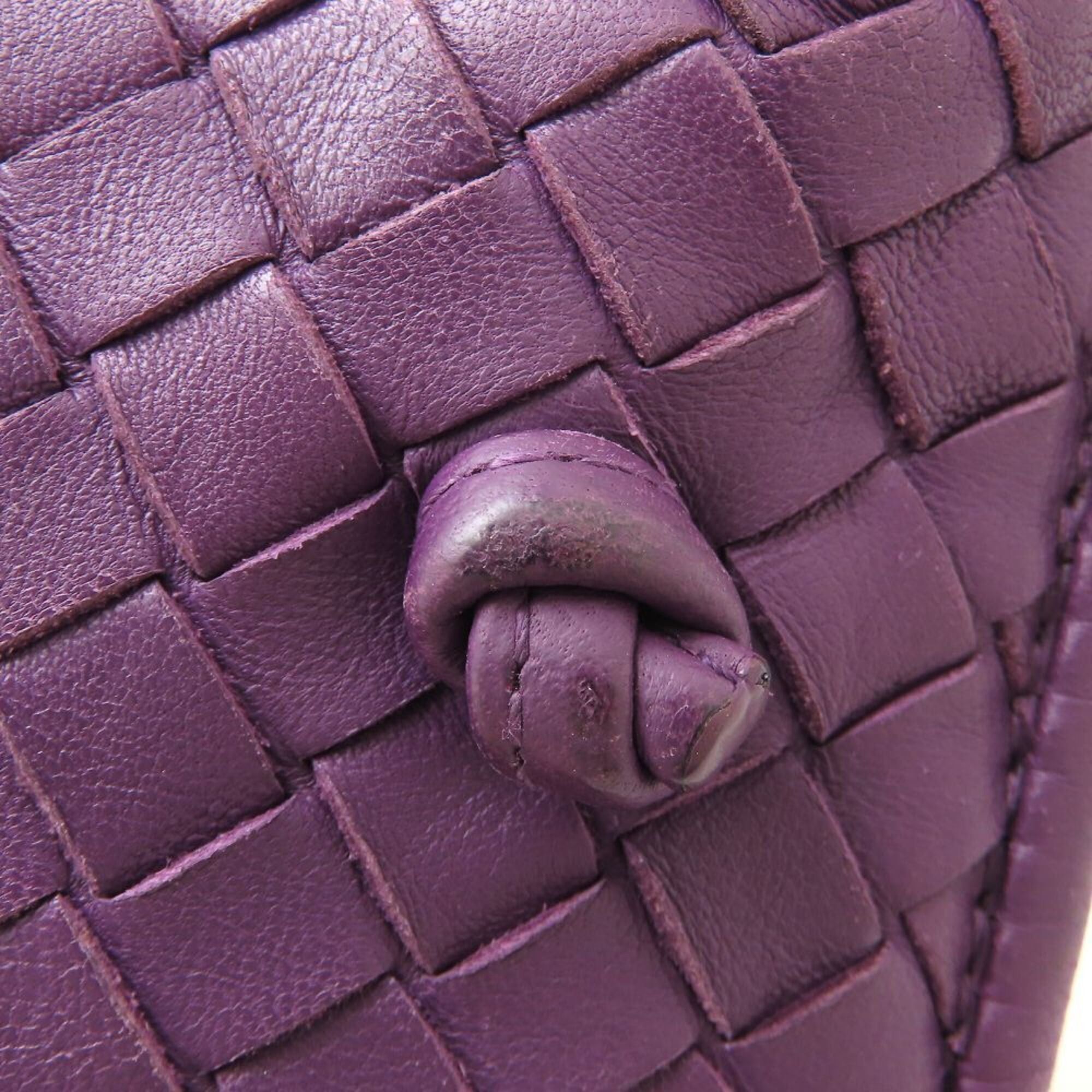 Bottega Veneta BOTTEGA VENETA Nodini Intrecciato Shoulder Bag 245354 Leather Purple Women's 353273 Size ONE SIZE - 20 Thumbnail