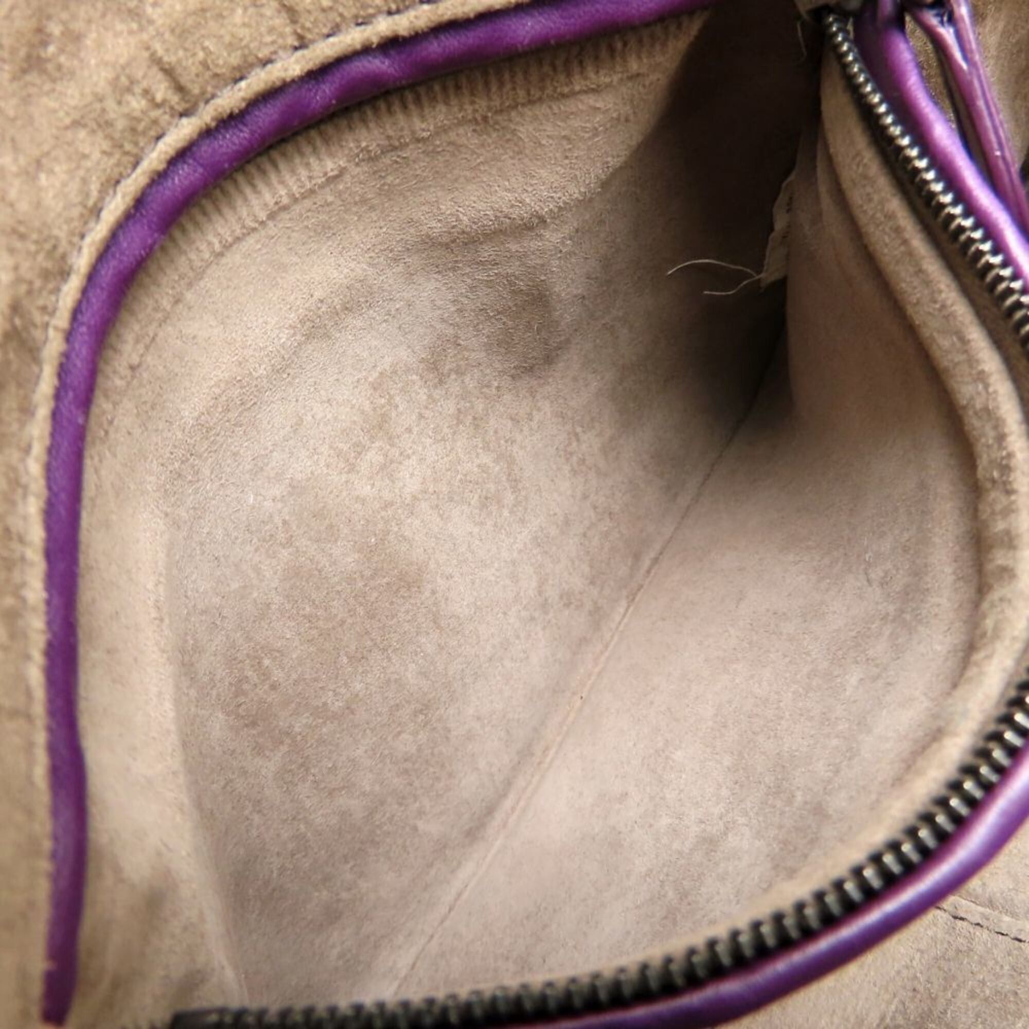 Bottega Veneta BOTTEGA VENETA Nodini Intrecciato Shoulder Bag 245354 Leather Purple Women's 353273 Size ONE SIZE - 9 Thumbnail