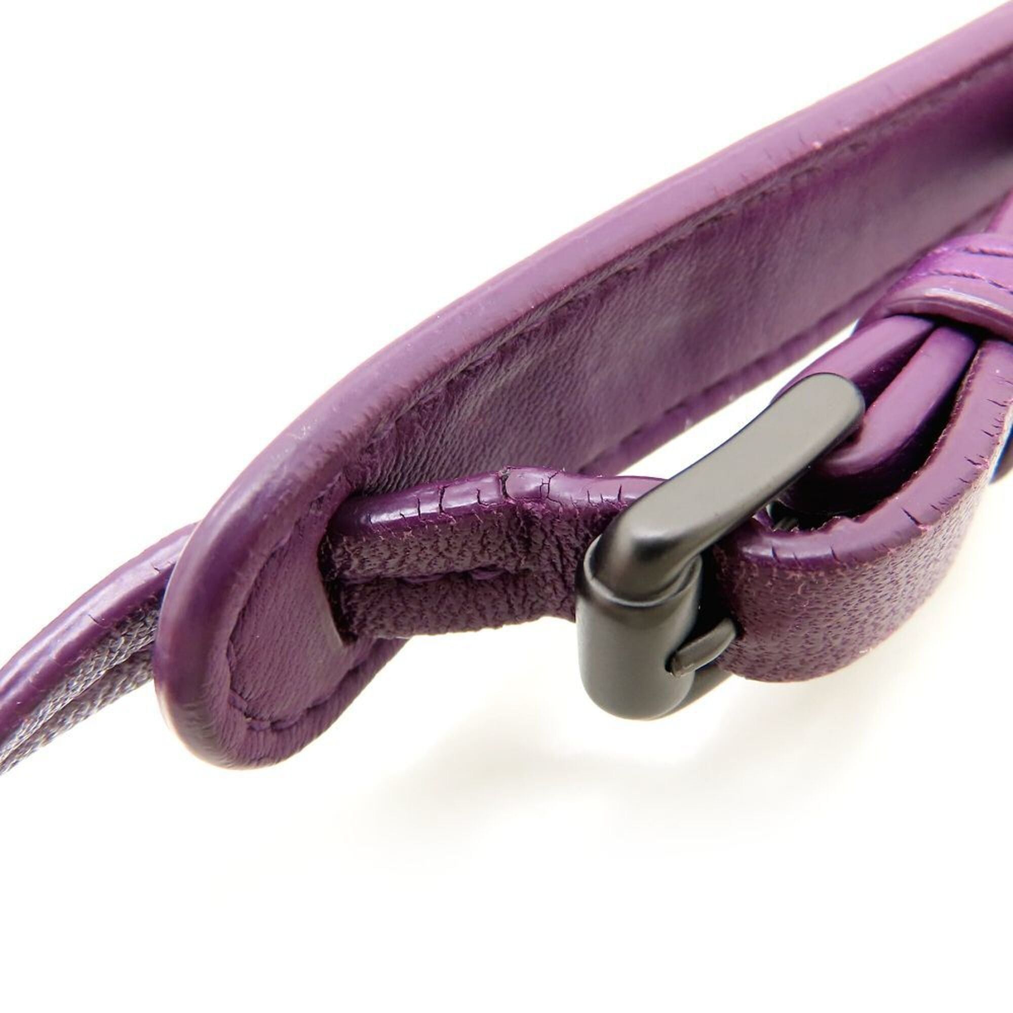 Bottega Veneta BOTTEGA VENETA Nodini Intrecciato Shoulder Bag 245354 Leather Purple Women's 353273 Size ONE SIZE - 25 Thumbnail