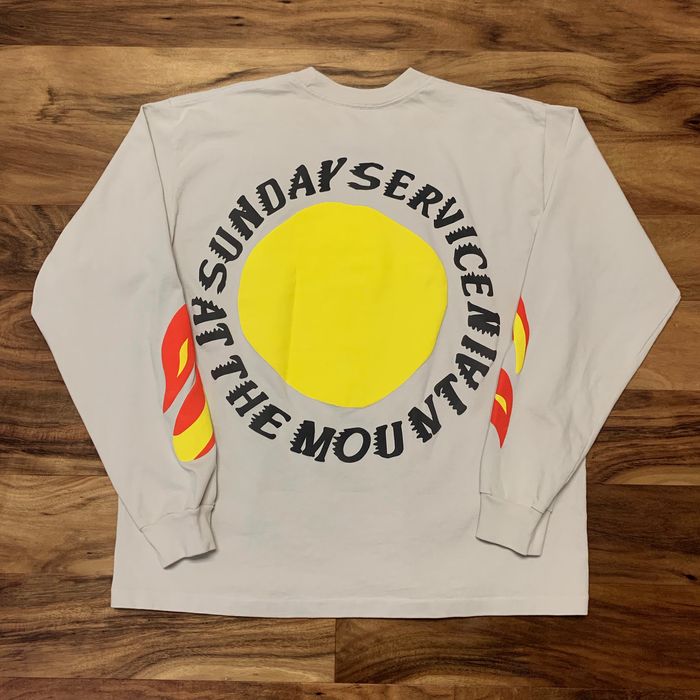 Kanye West CPFM Holy Spirit Sunday Service Coachella Long Sleeve L