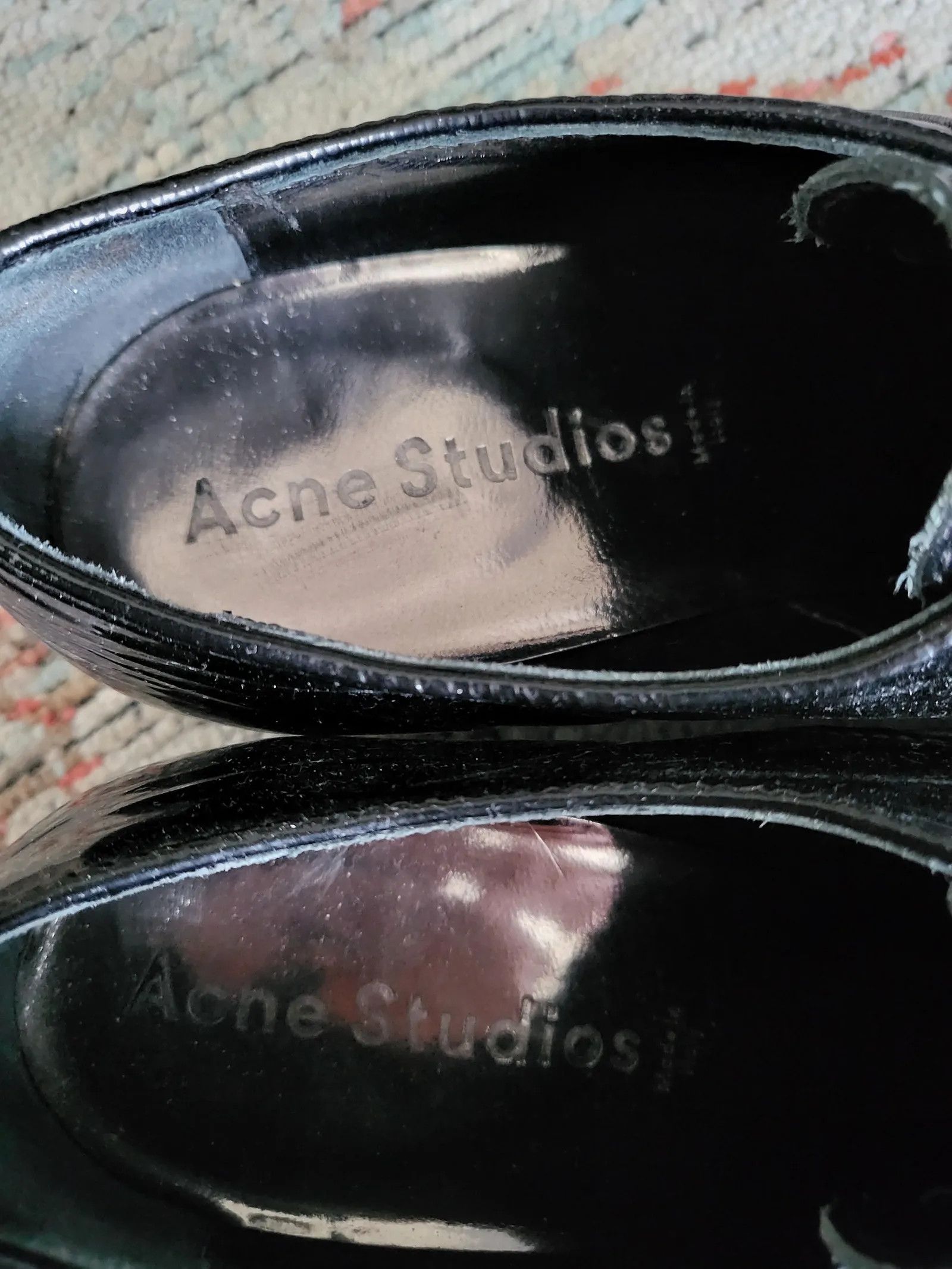 Acne Studios Acne Studios Vintage Patent Loafer Loafers Size US 10 / IT 40 - 2 Thumbnail