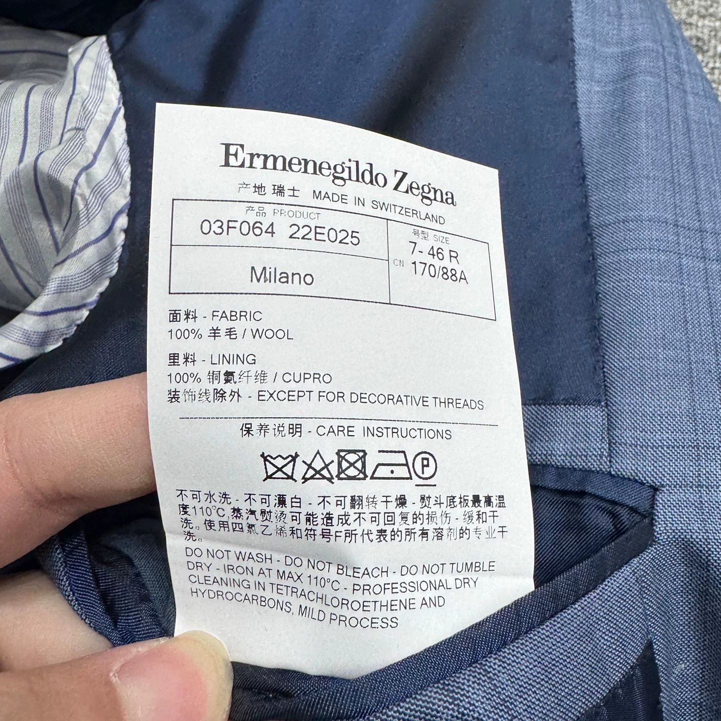 Ermenegildo Zegna Ermenegildo Zegna Plaid Blazer Size 36R Size 36R - 6 Thumbnail