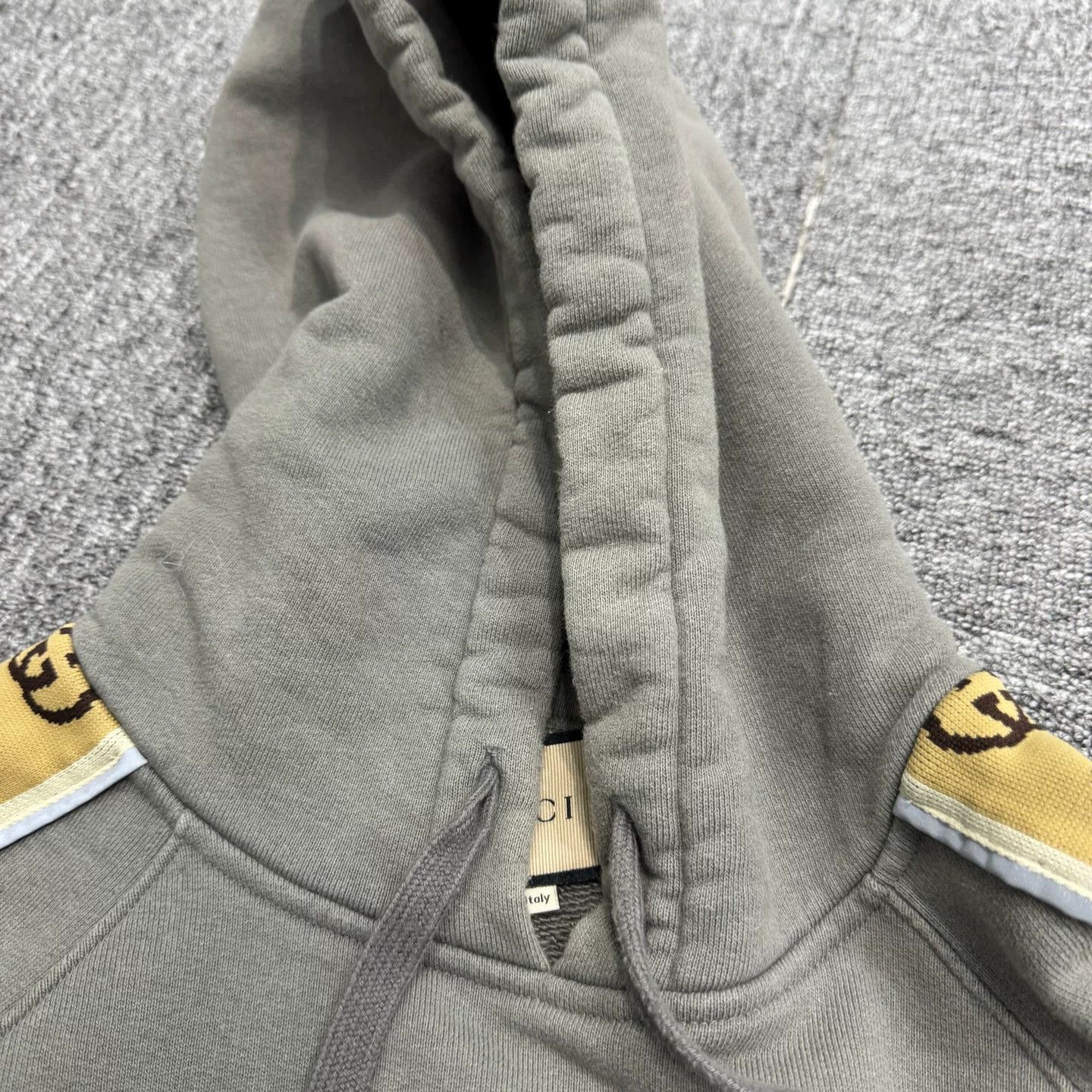 Gucci Gucci Reflective Logo Tape Hoodie Size L Size US L / EU 52-54 / 3 - 5 Thumbnail