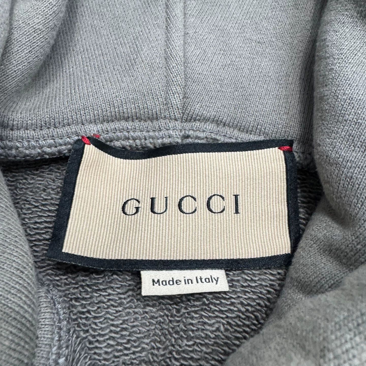 Gucci Gucci Reflective Logo Tape Hoodie Size L Size US L / EU 52-54 / 3 - 4 Thumbnail